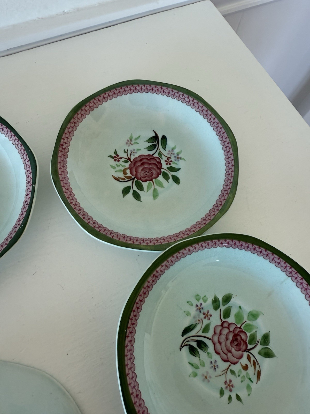 Adams Calyx Ware Mandalay Hand Painted Large Serving Collection
