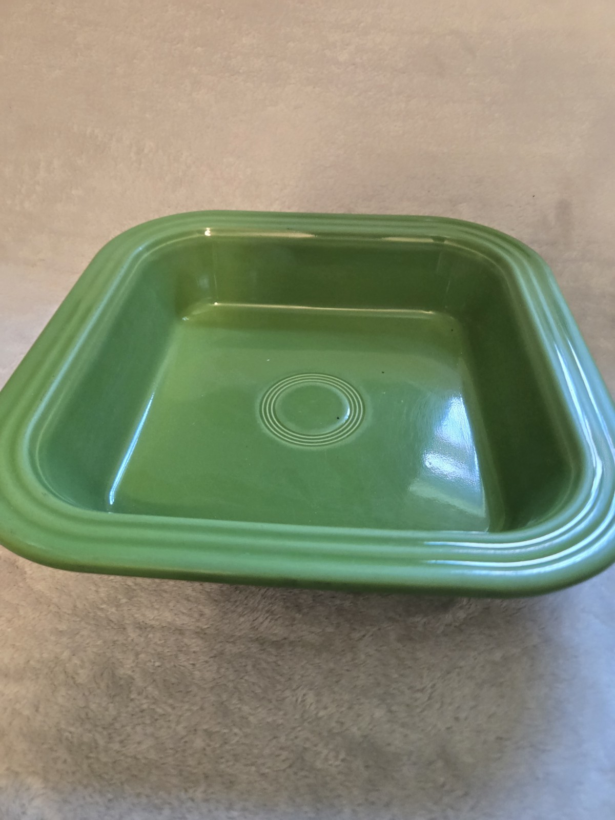 HLC Fiestaware 9in Square Baking Dish Shamrock Green USED