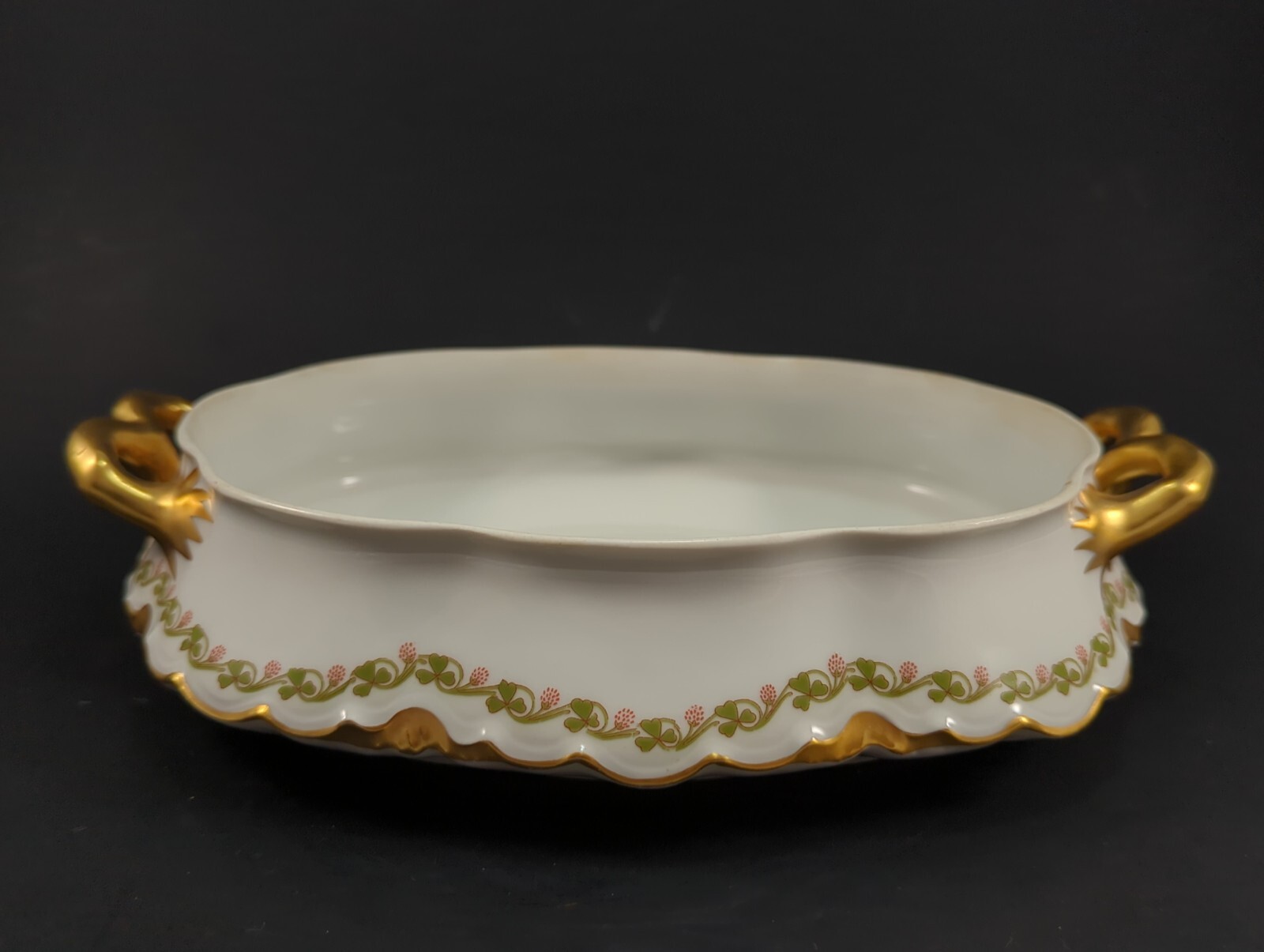 Rare Haviland Limoges Oval and Circular Serving Dishes plus one Circular lid.