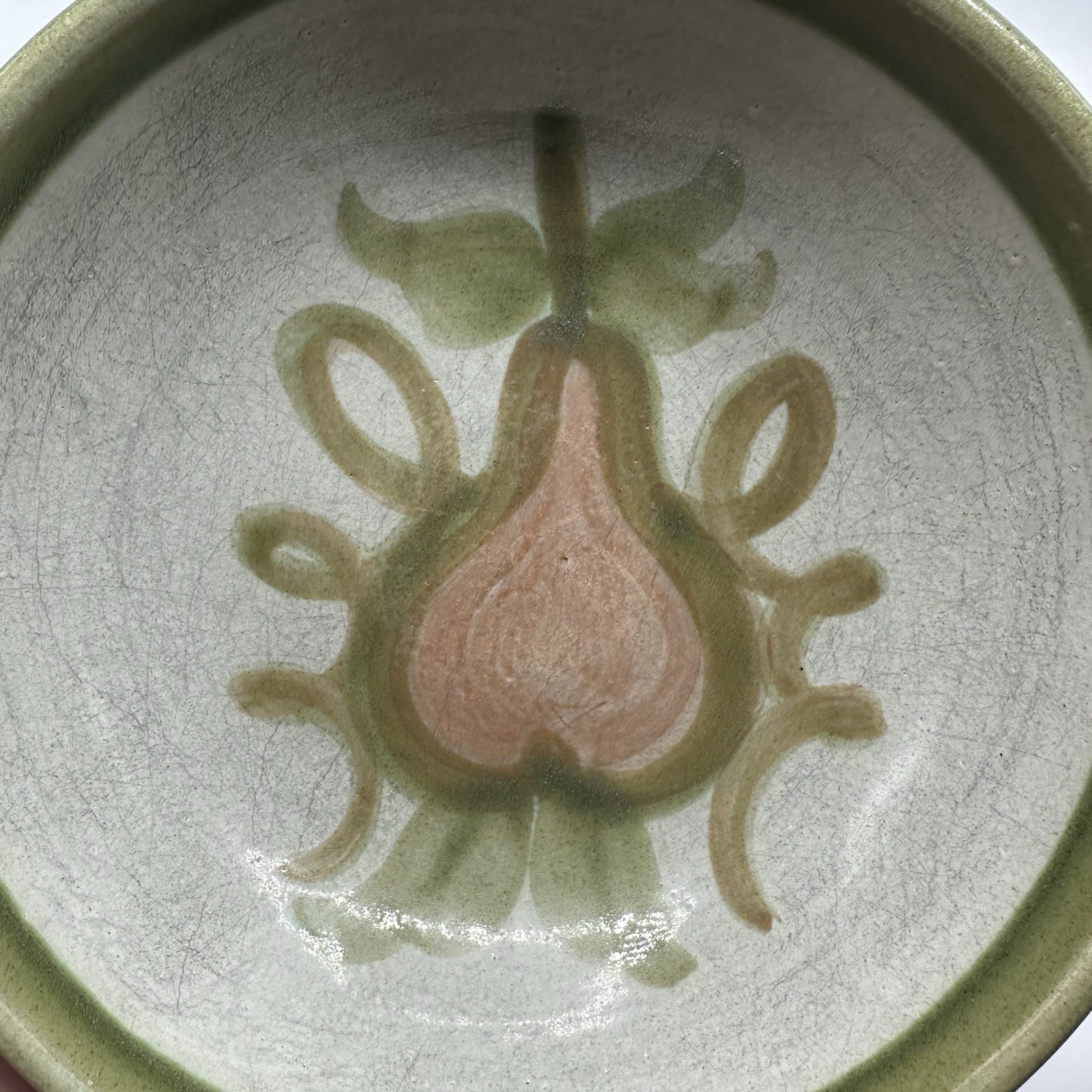 4 Louisville Stoneware Pottery Harvest Pear Soup Cereal 6.5” Bowls SCRATCHED