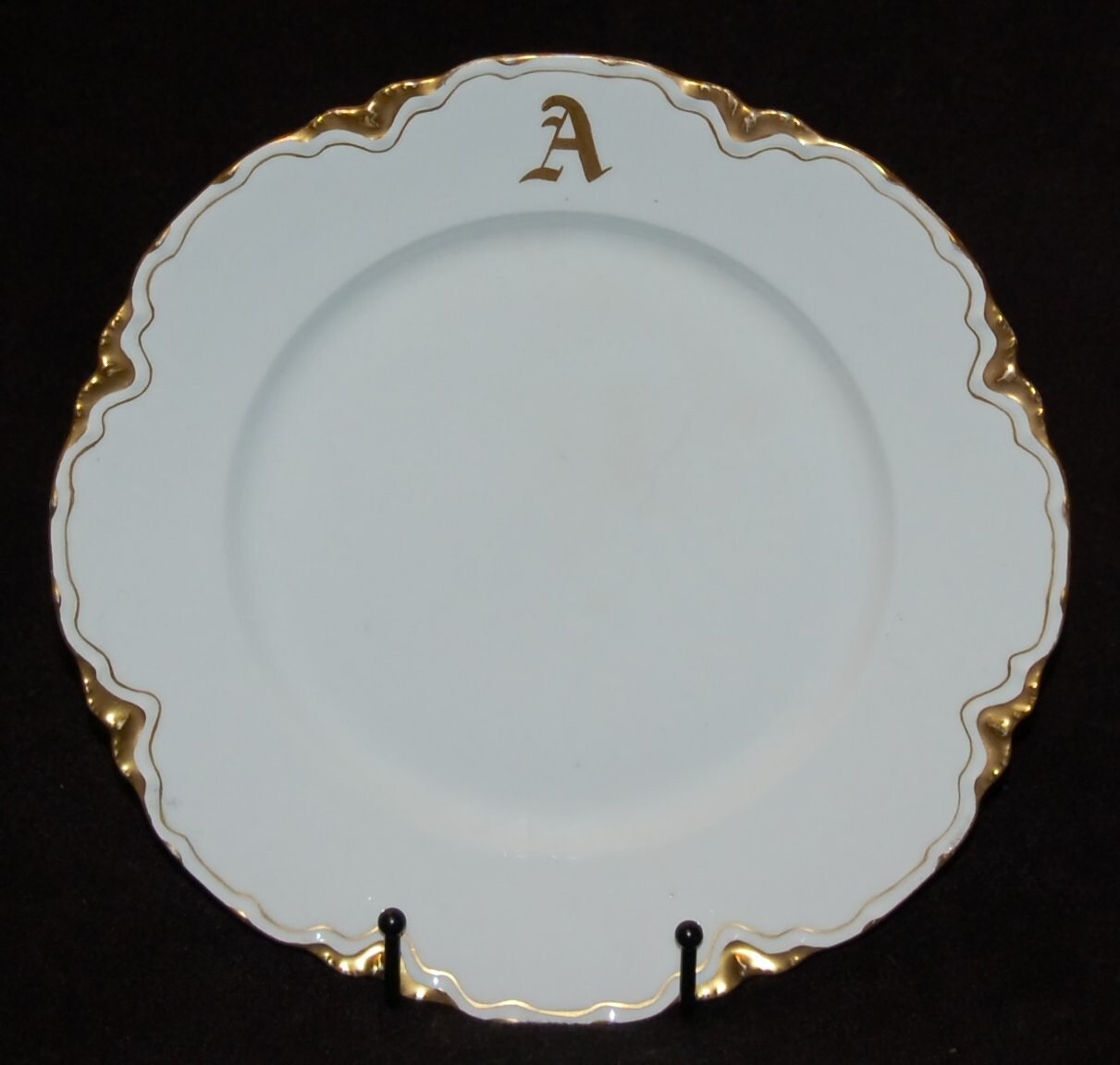 ANTIQUE Porcelain Large Plate LIMOGES Haviland Made in France 1905 Art Nouveau