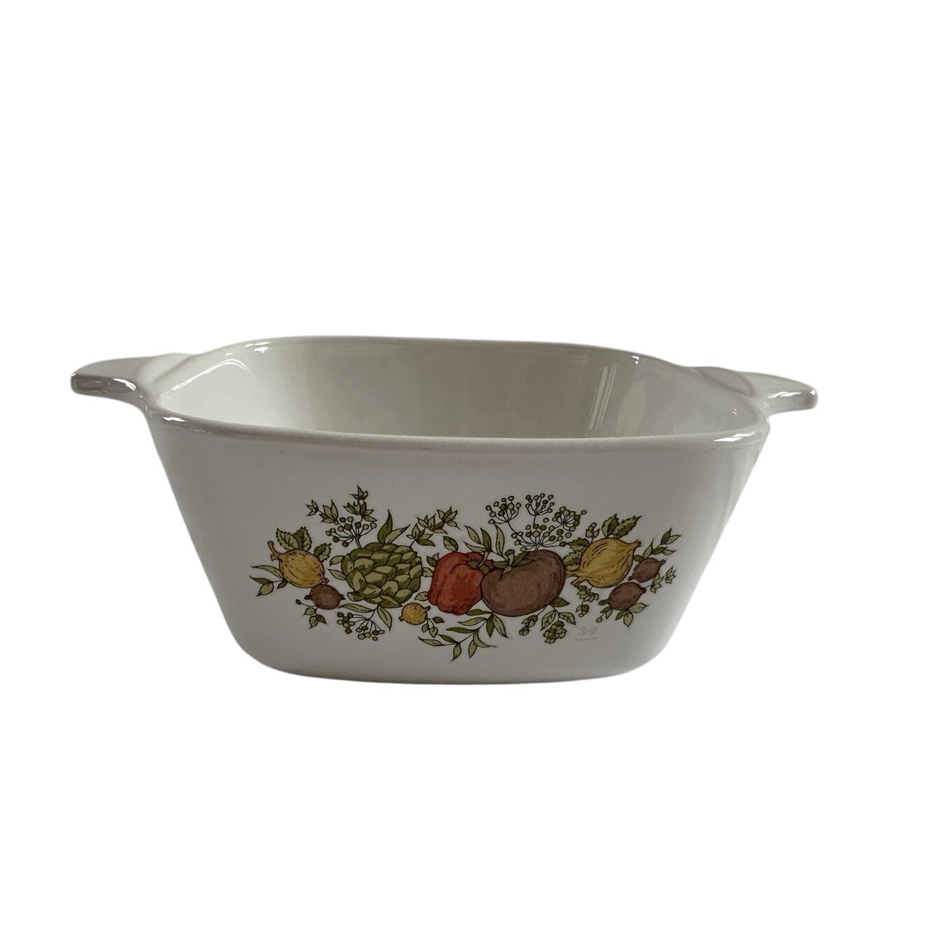 Vintage Corning Ware Spice of Life Mini Casserole Dish P-43-B No Lid 2 3/4 cup