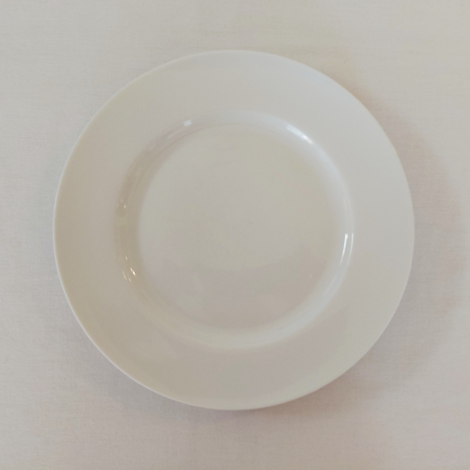 Pier 1 Dinner Plates 11″ Luminous White Elegant Table Dining Rim Rimmed Set Of 4