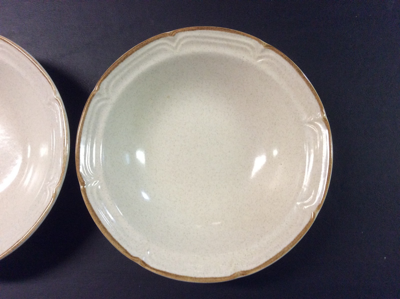 Set of 2 Baroque Hearthside Stoneware Japan 6-1/2 Inch Soup Bowls (Excellent)