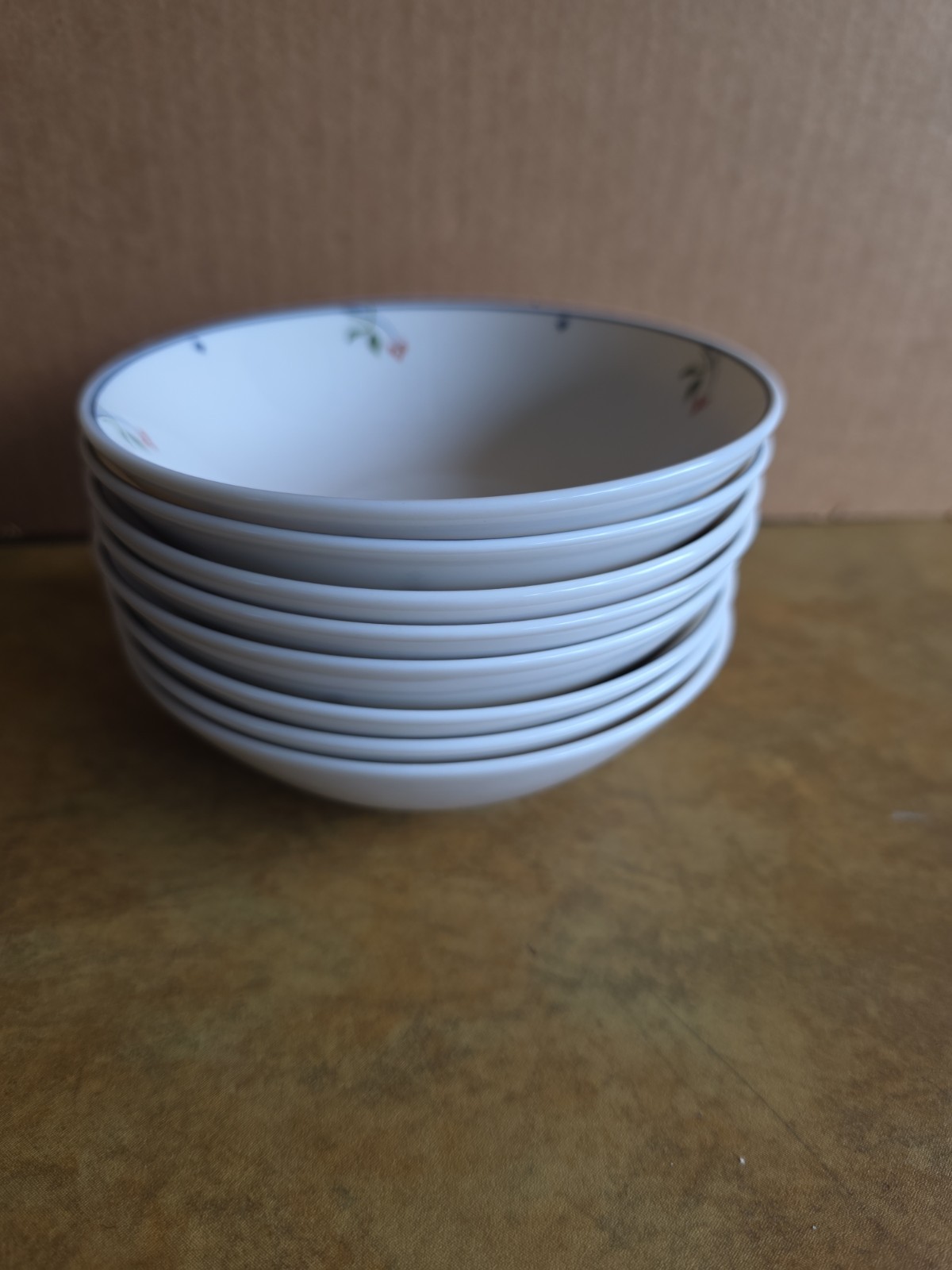Lot Of (8) Gorham Ariana Fruit Dessert Sauce Bowls 5 1/4″