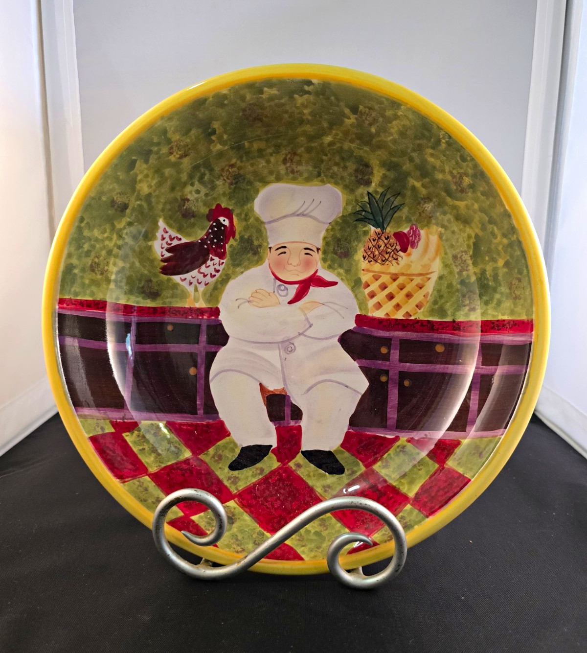 Certified International Jennifer Brinley Chef Collection Ceramic Pasta Salad Bow