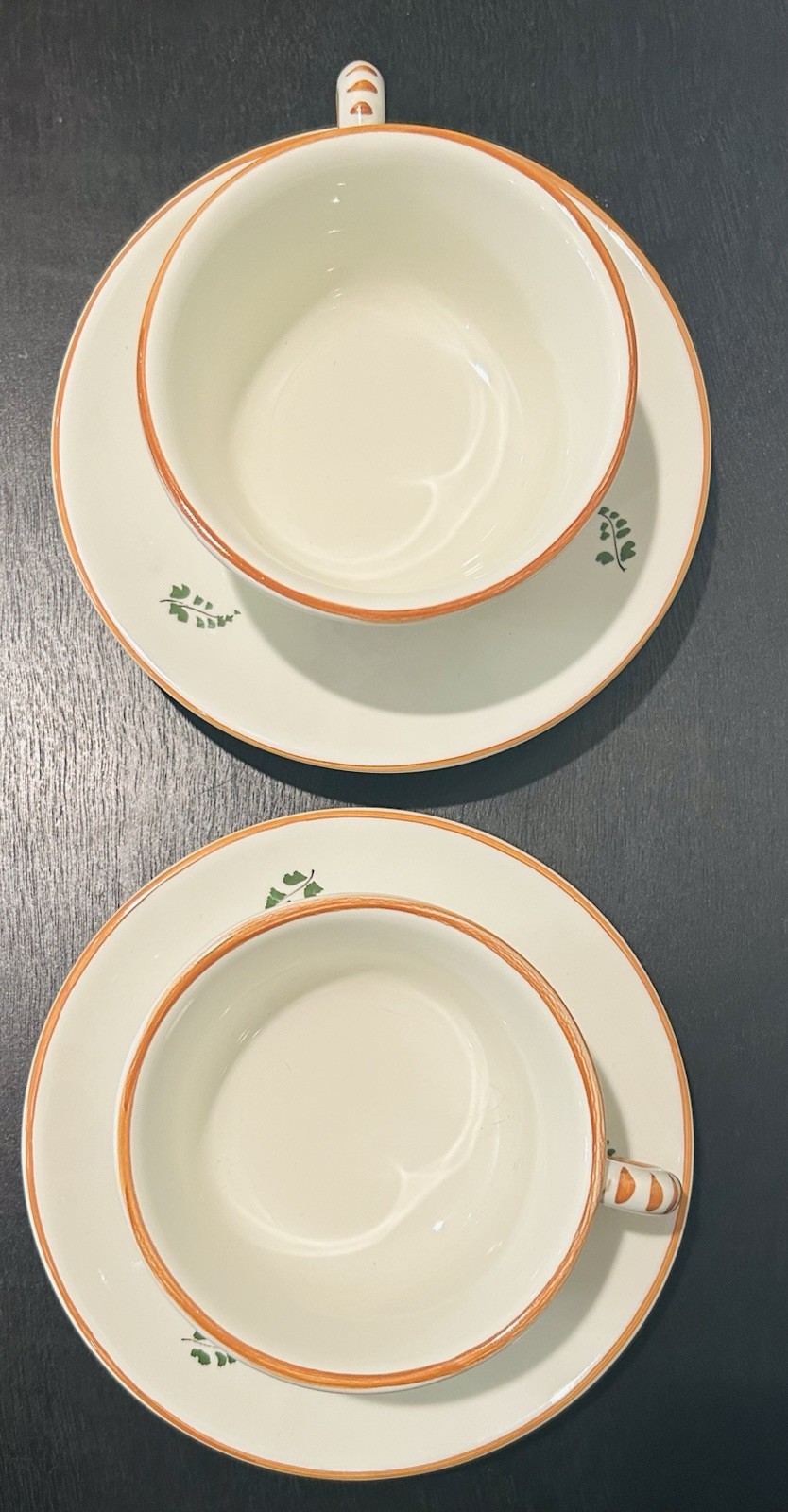 (2) Bird Of Paradise By Gialletti Pimpinelli Plat Du Jour Cup/Saucer ITALY