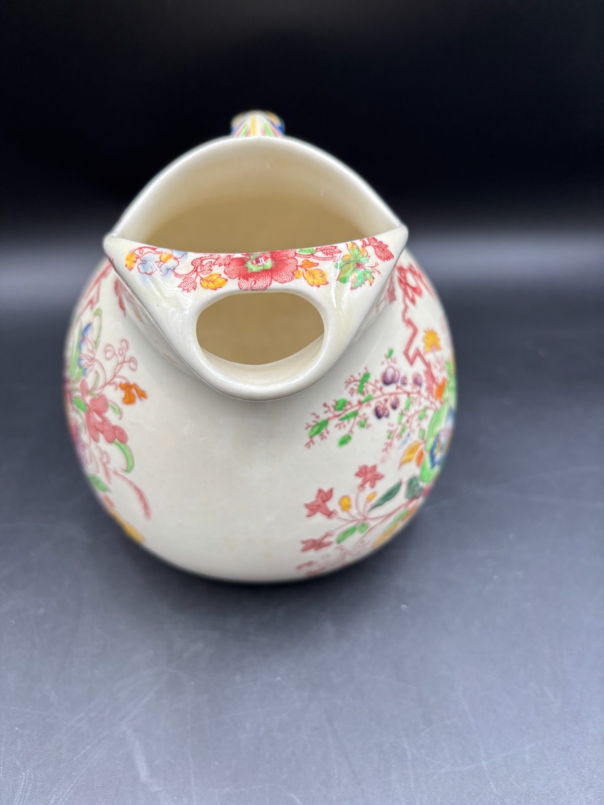Mason’s “STRATHMORE” ~ Pink ~ England ~ Pitcher ~ 6 1/4″ Tall