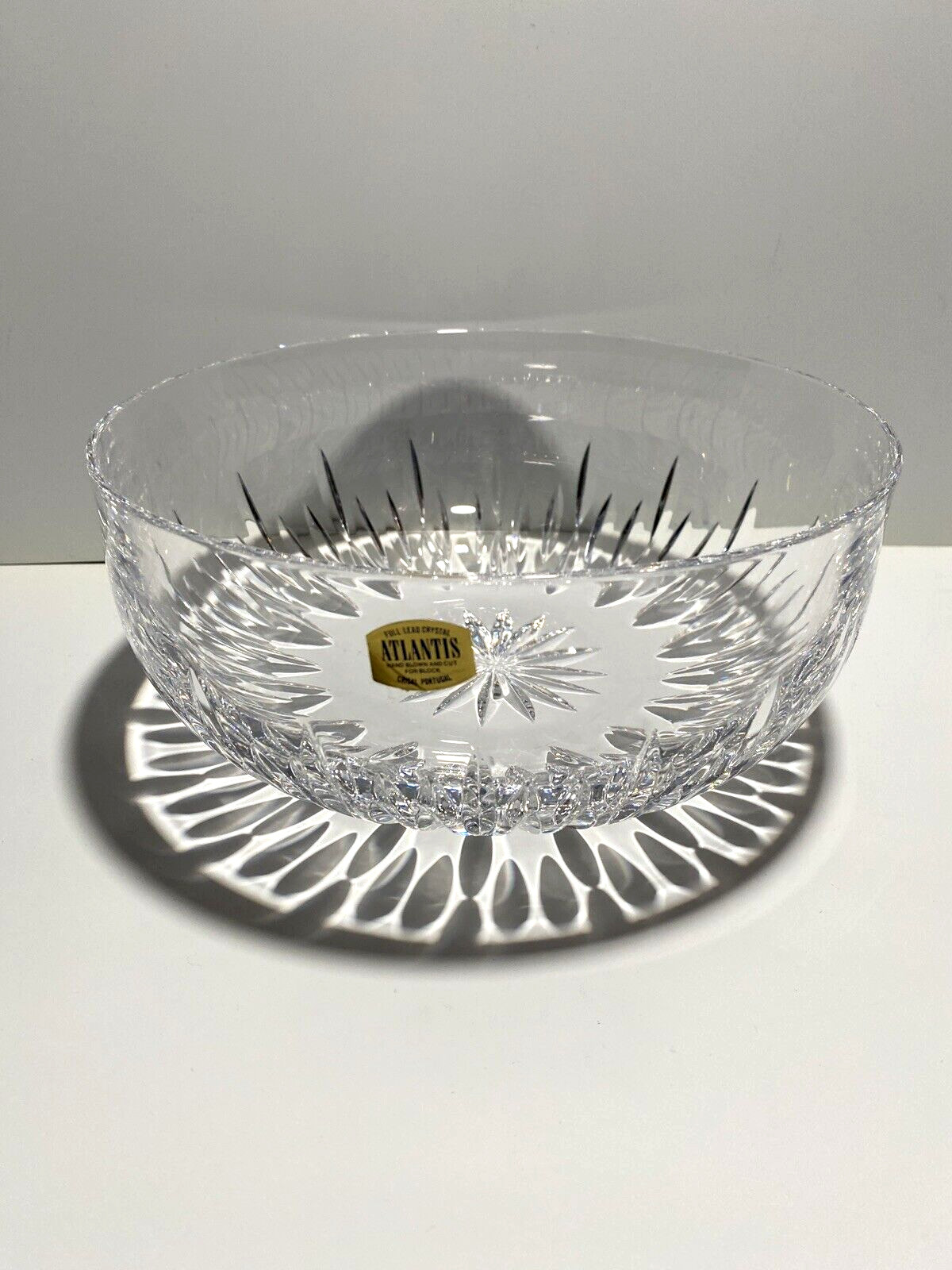 Atlantis Crystal Fruit Bowl 8.25”in Large
