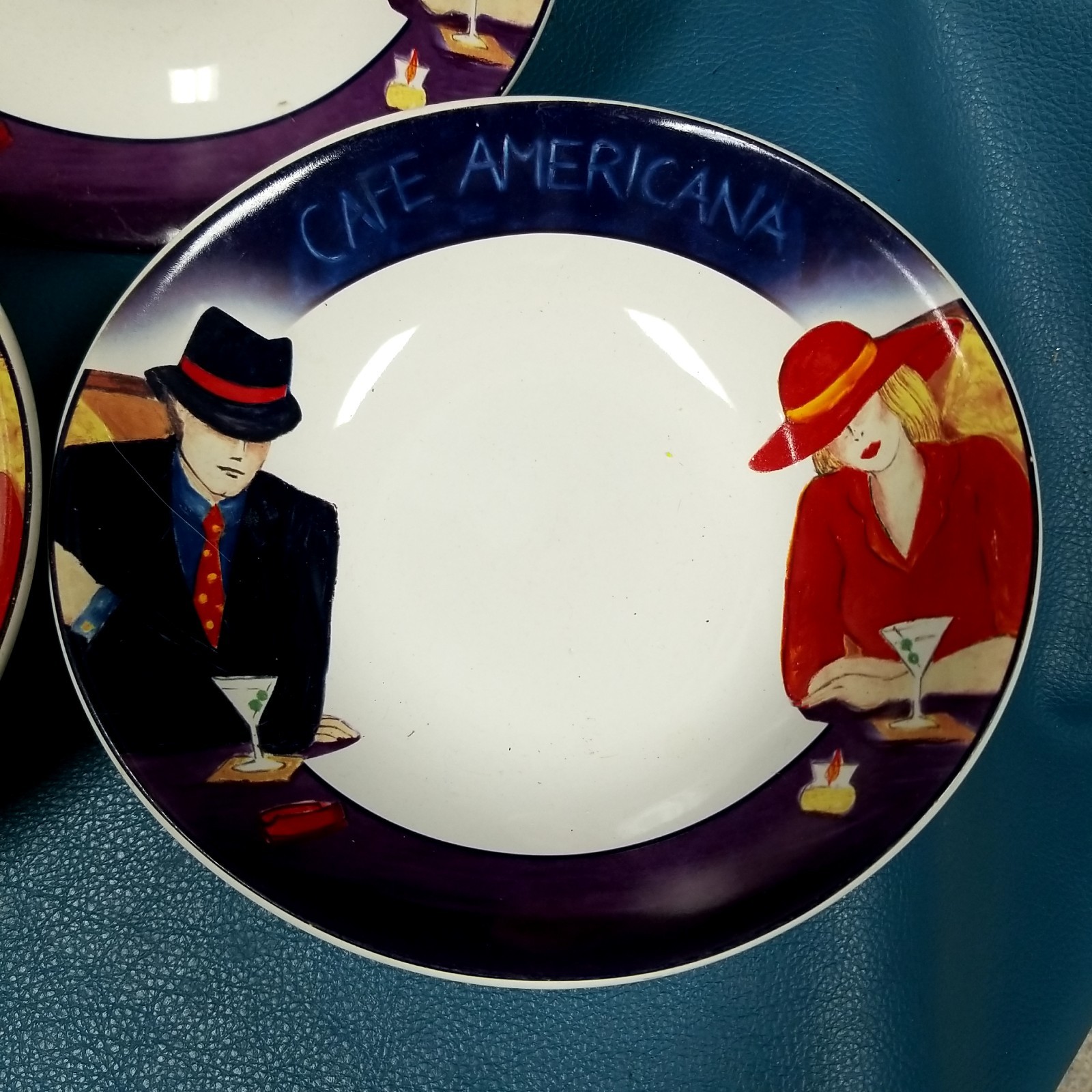 Set of 3 VTG Sango Cafe Americana 4911 7.75″ Soup Salad Bowls