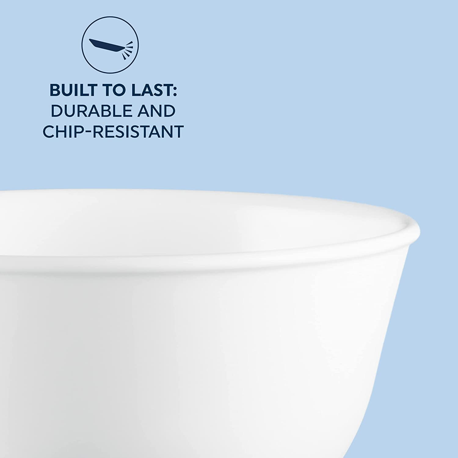 Corelle Vitrelle 28-Oz Soup/Cereal Bowls Set of 6 Chip & Crack Resistant Dinnerw