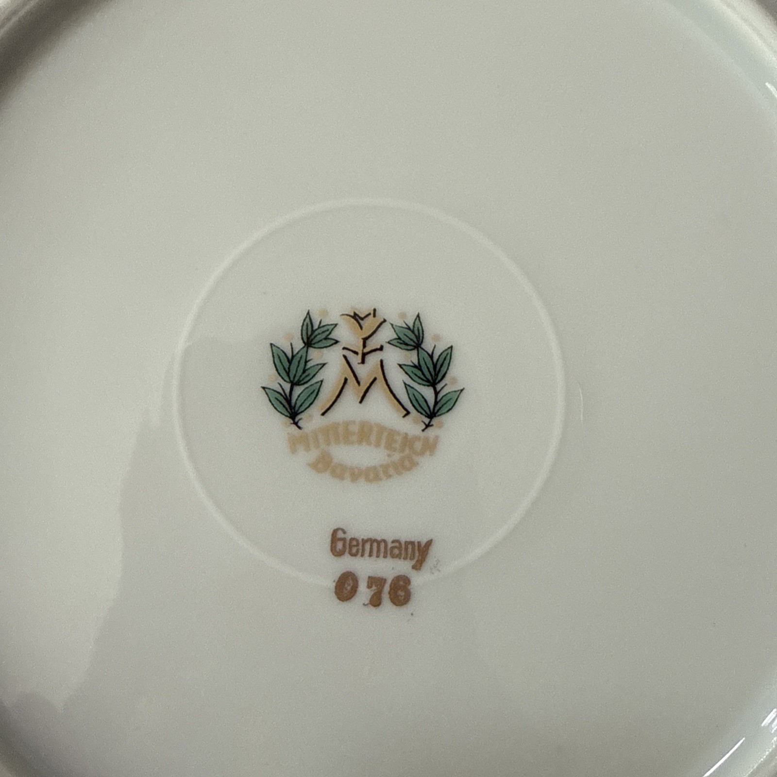 Mitterteich Bavaria Germany Meissen Floral Small Dessert Plate 6inch (076)