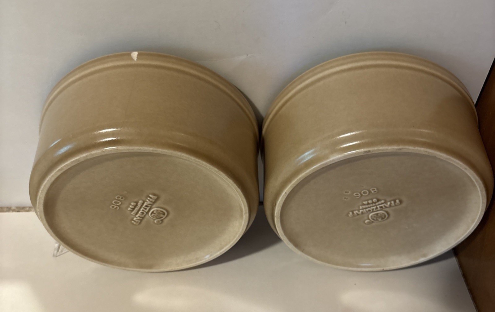 Pfaltzgraff Folk Art Dog Food/Water Dishes 5.5″ Diameter