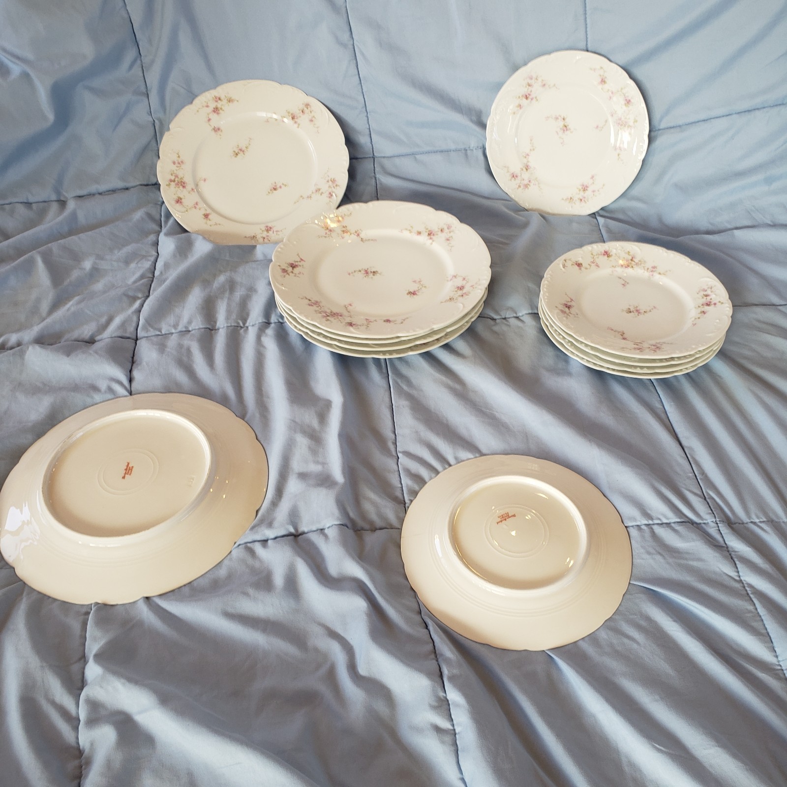 Theodore Haviland Limoges France Set of 12 Antique Plates French Porcelain