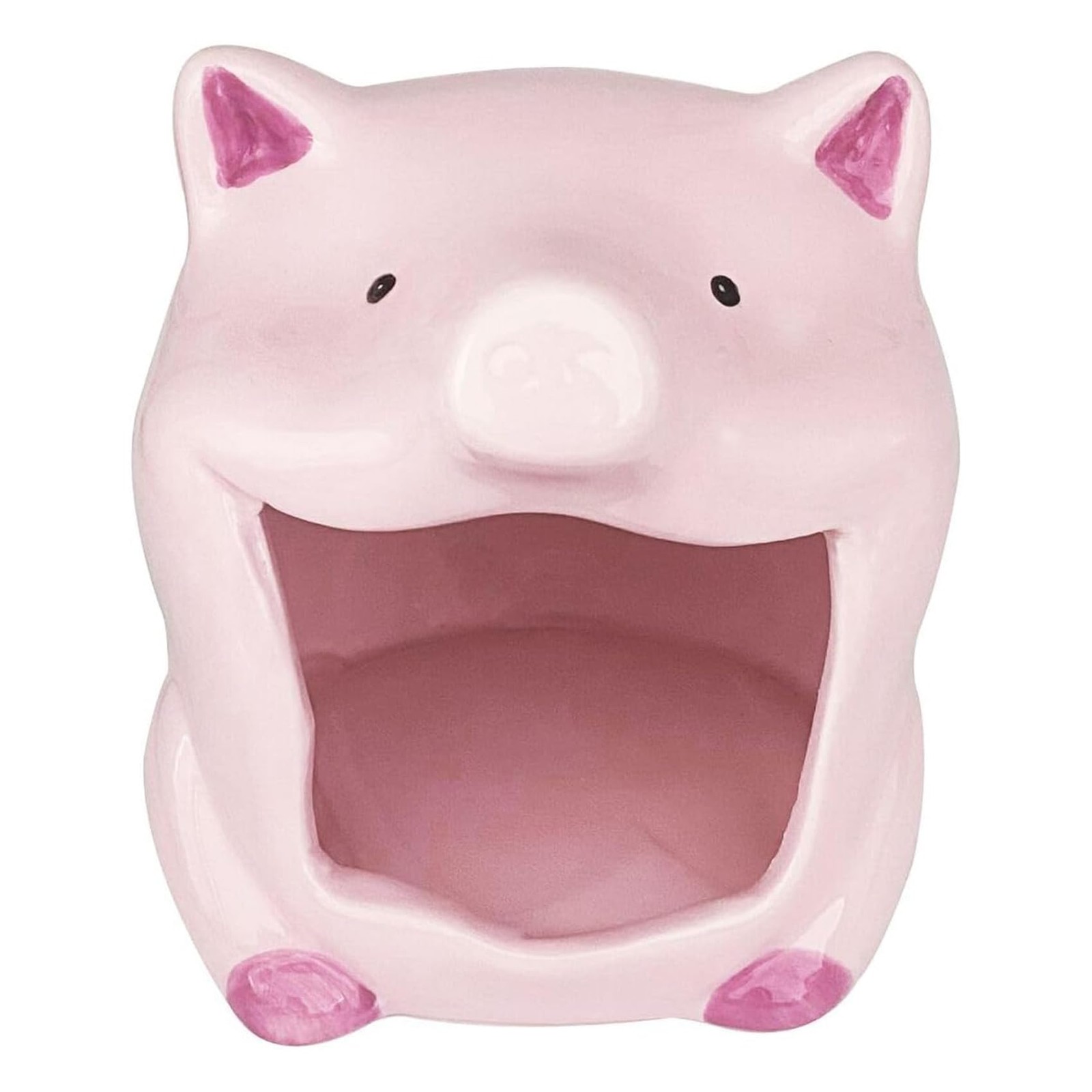 Pig Shaped Candy Bowl,Candy Servers Bowl, Cute Pig Jewelry Dish, Funny Cerami…