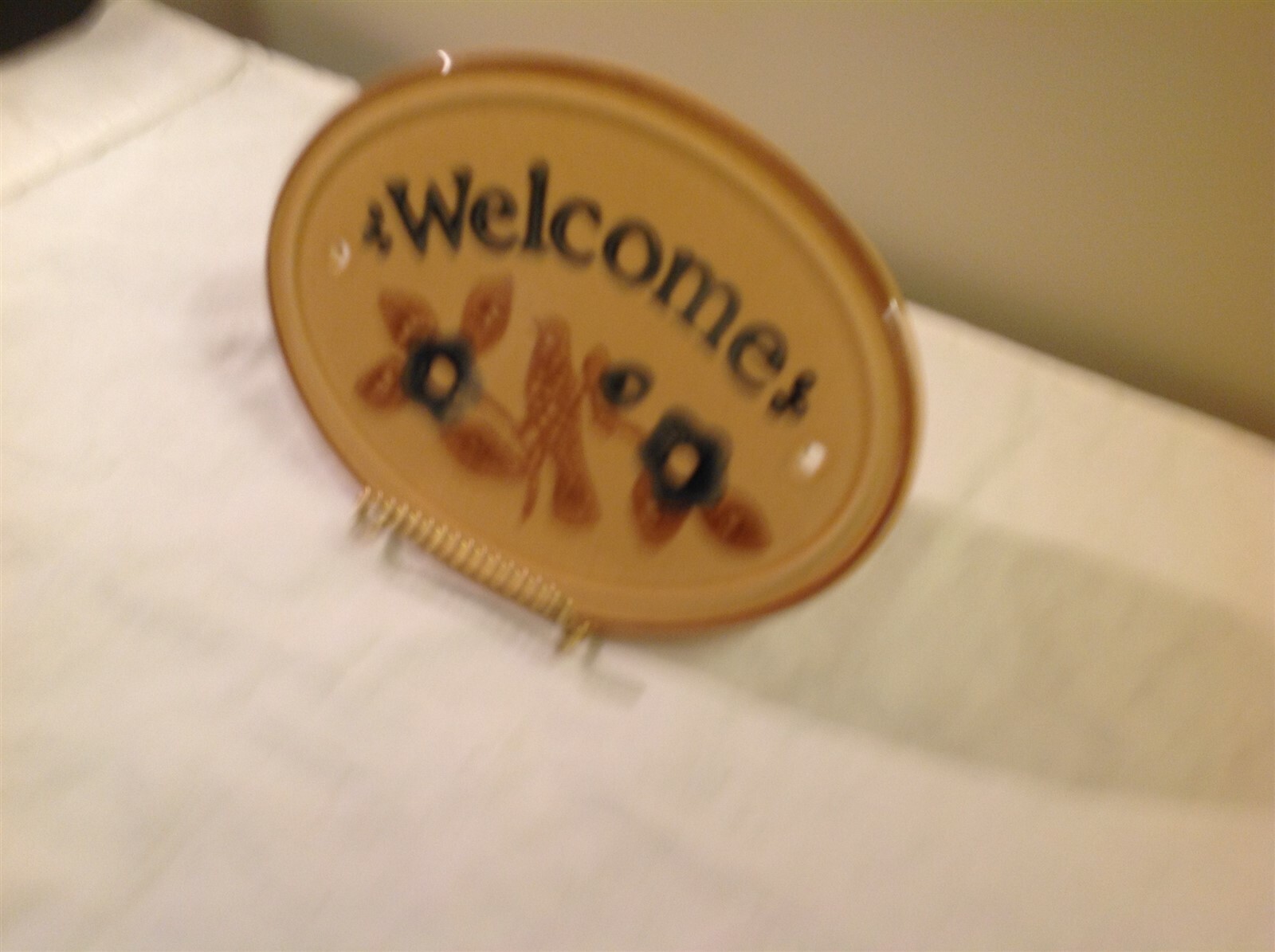 Pfaltzgraff America Welcome Plaque with Rack Reduced!