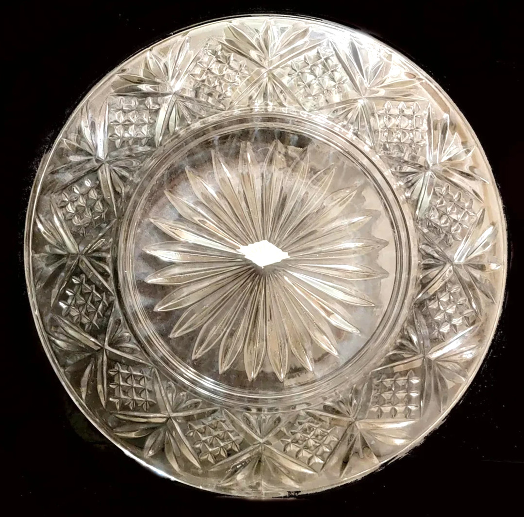 SHANNON CRYSTAL GODINGER DUBLIN Collection 12″ ROUND SERVING PLATTER TRAY PLATE