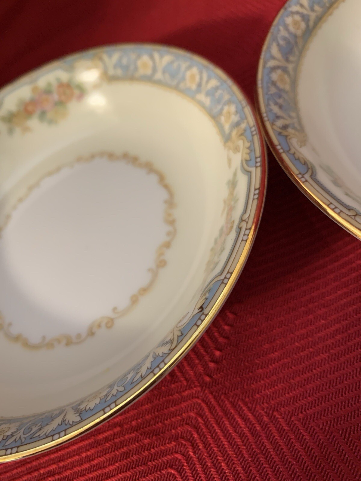 Set of 2 Noritake Royce 660 Fruit/Dessert Bowls Floral & Gold Trim Qty. Avail
