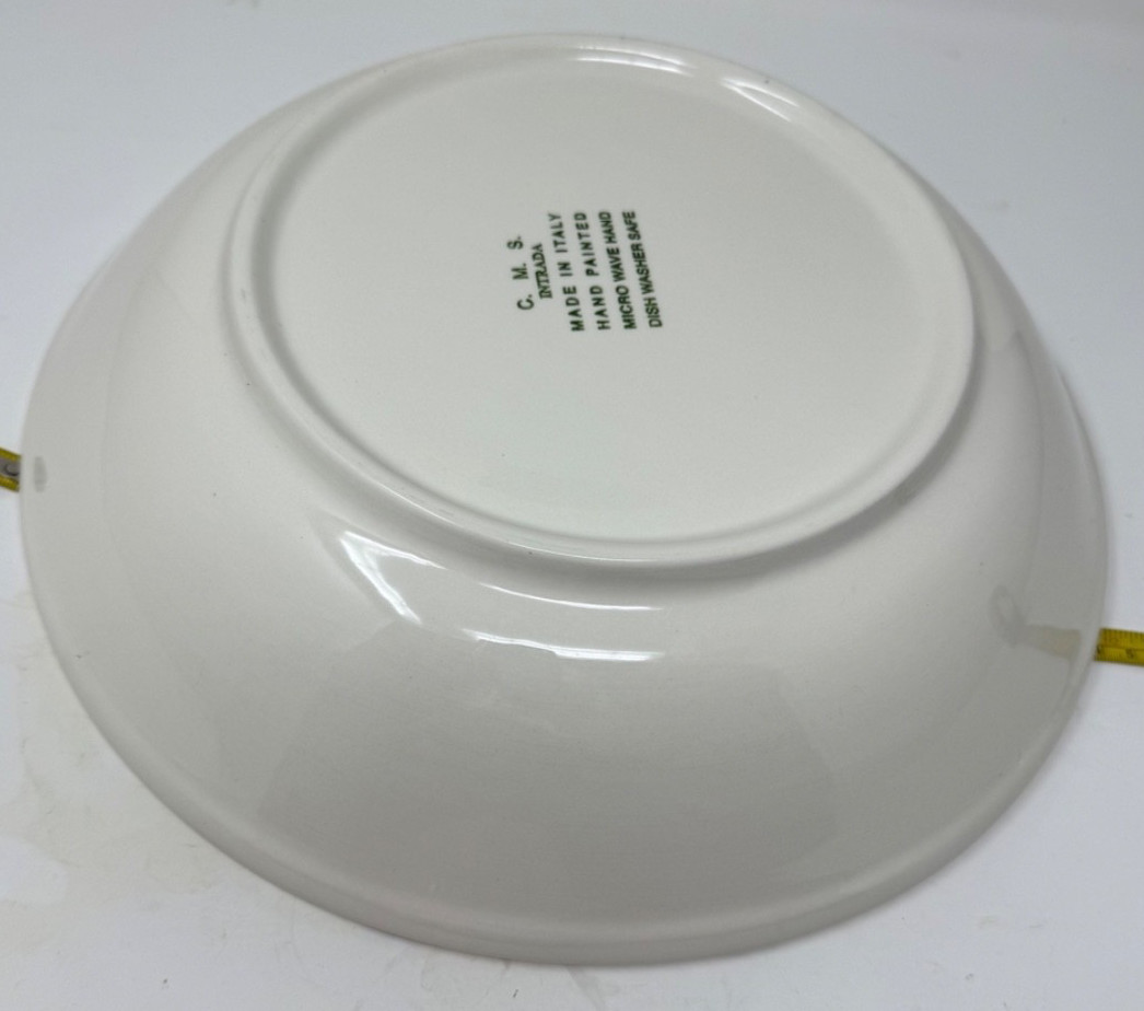 Italian Pasta Spaghetti Set – 4 Bowls + Lg Serving Bowl C. M. S. IMTRADA Italy
