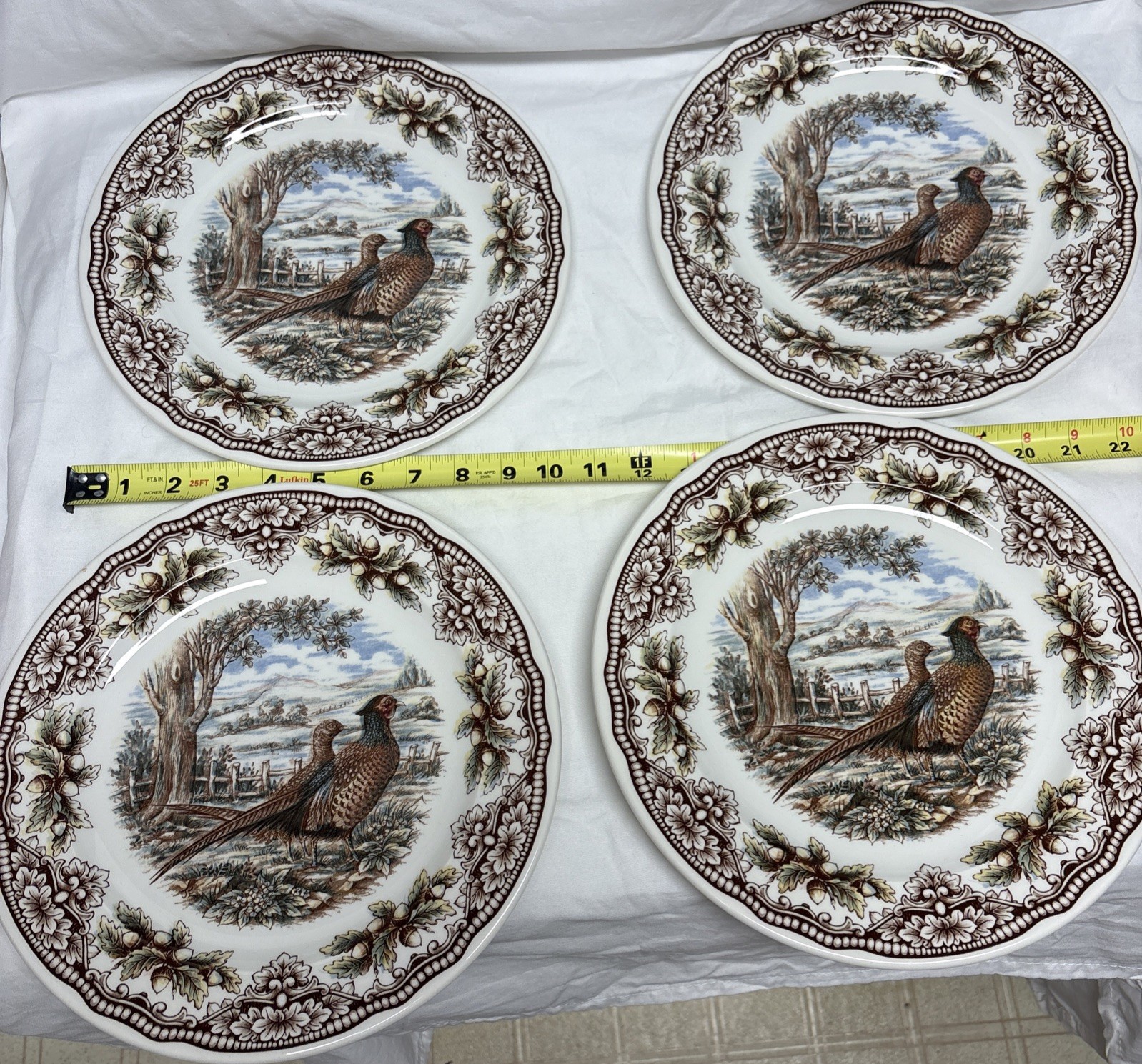 Royal Stafford English Pottery Thanksgiving Pheasant Dinner Plate VGC
