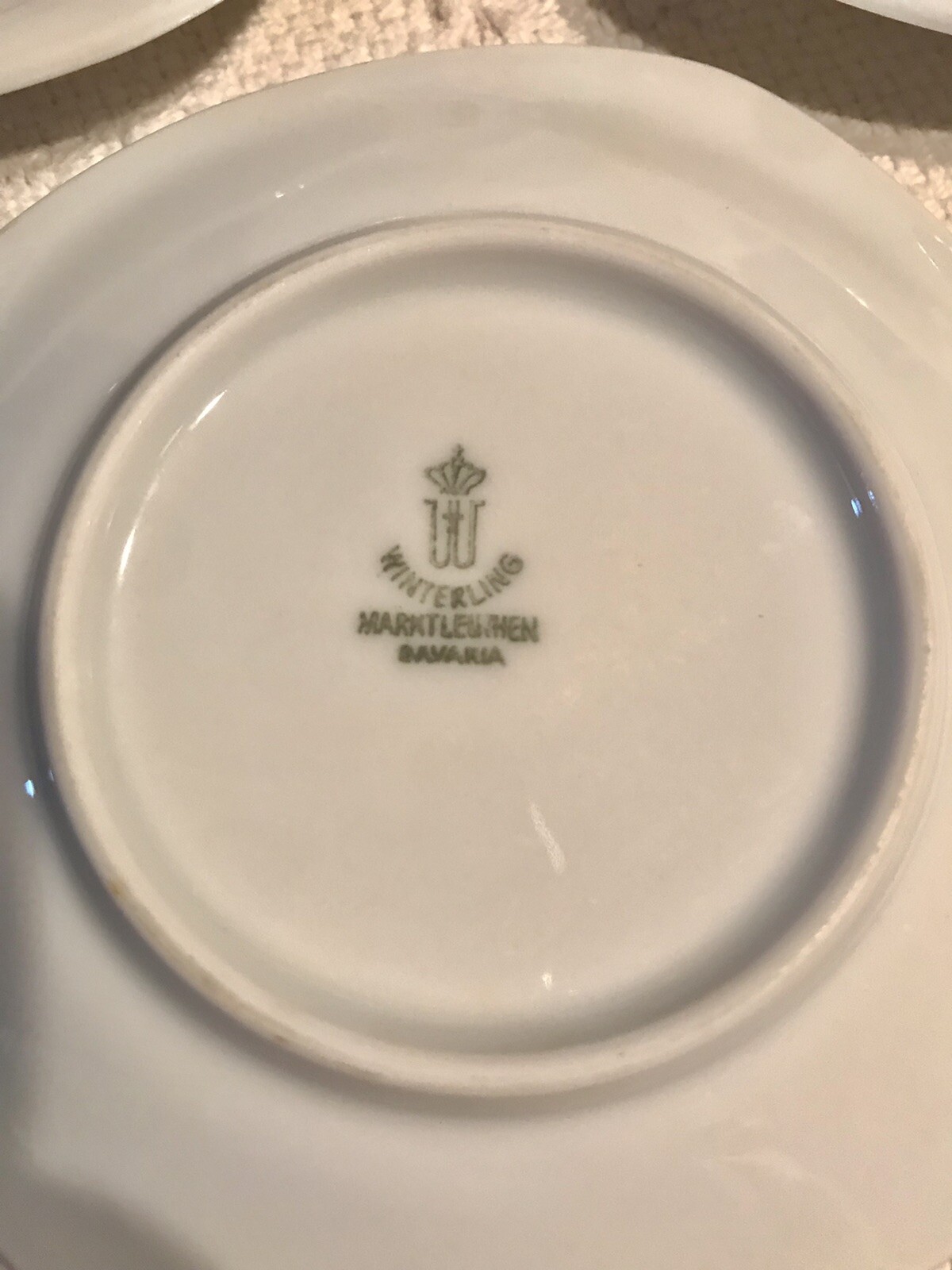 Winterling Marktleuthen (Bavaria) Antique Autos Small plates set of (6) 4.25”