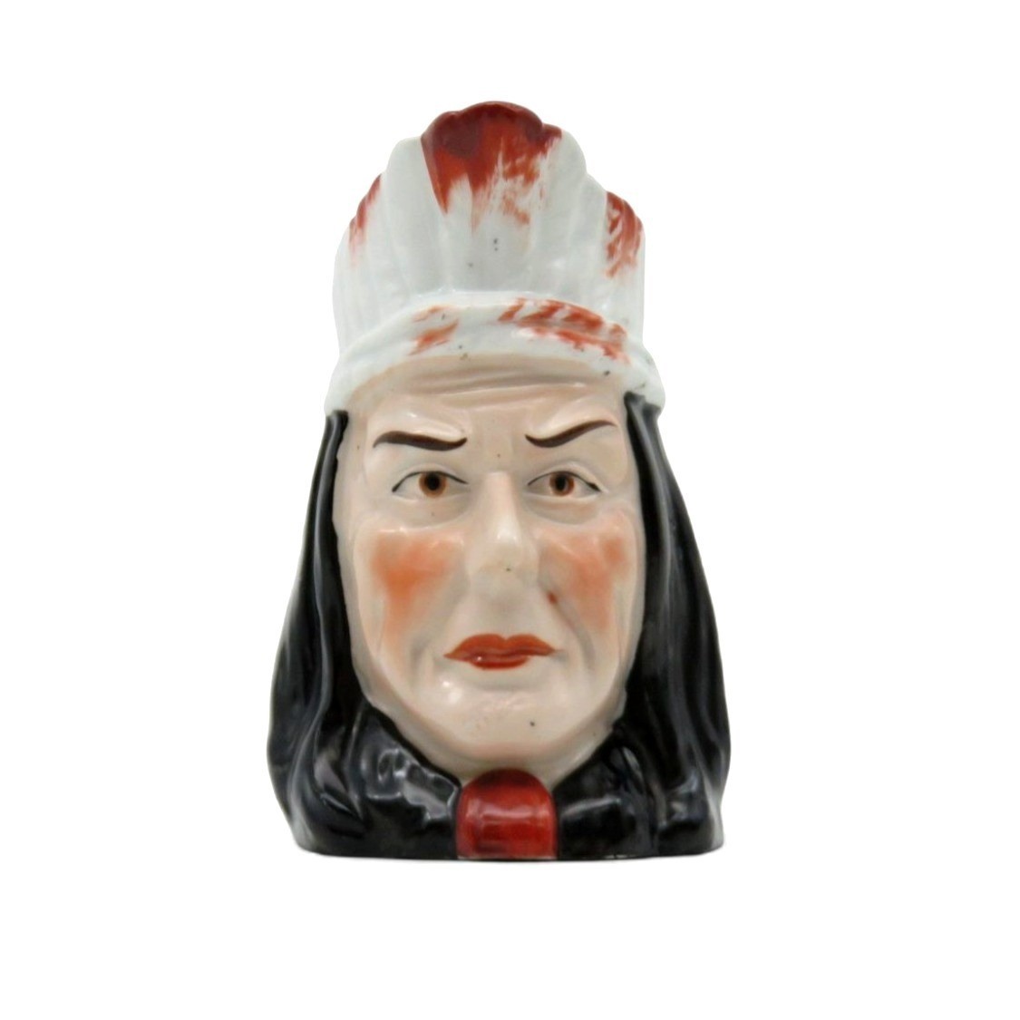 Ceramic Native American Chief Pitcher Creamer Vintage