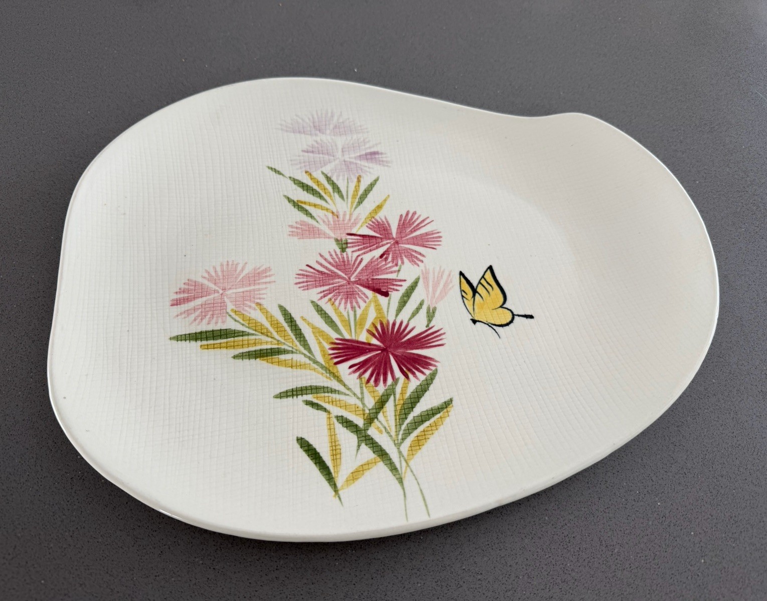 Vintage MCM Red Wing Pottery Large Platter Serving Plate