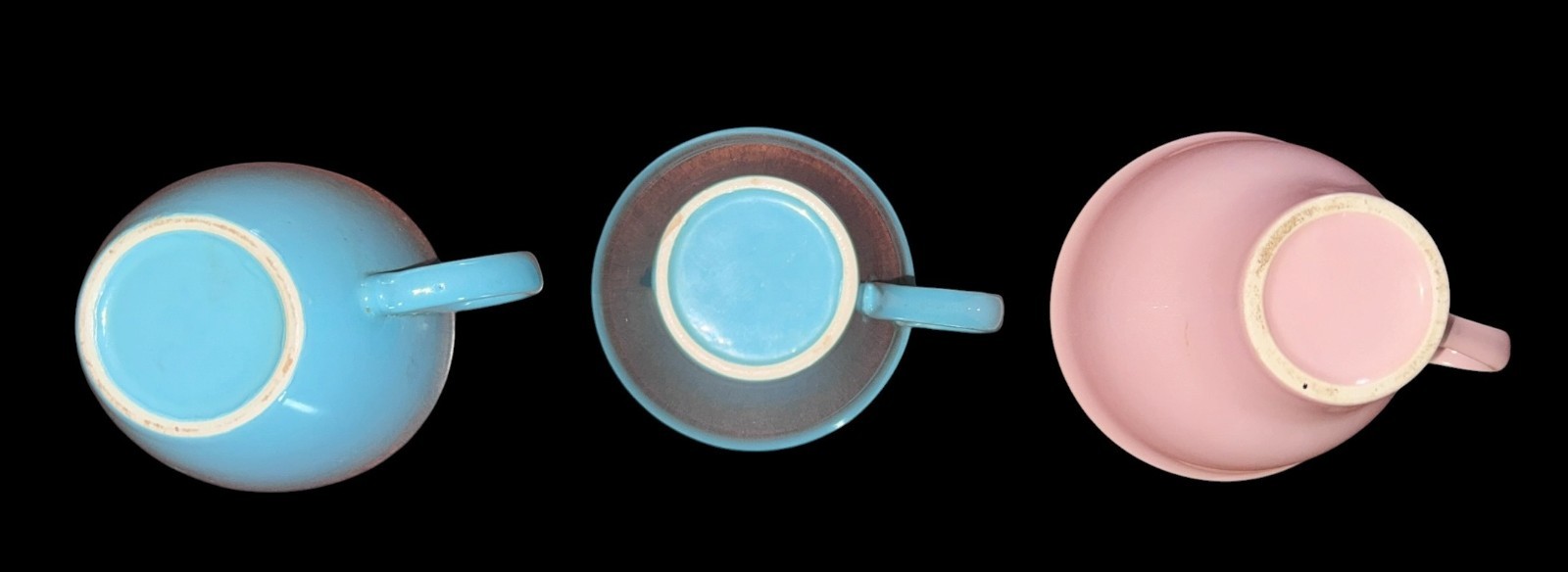Mix & Match Vintage LuRay Pastel, Homer Laughlin & T. S. Taylor Cups + Saucers