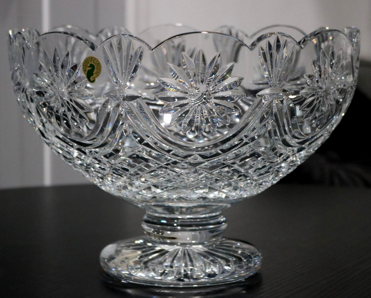 Waterford Designer Studio Poinsette Garlund Punch Centerpiece Bowl LE 11/250 NIB