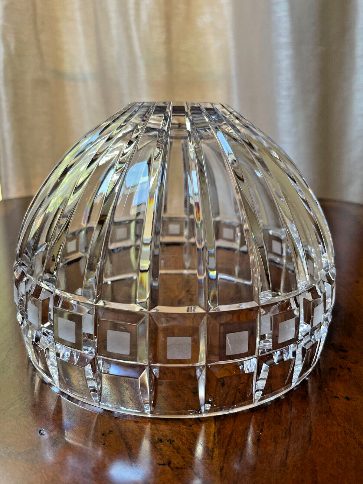 Marquis by Waterford Crystal Quadrata 7.5 in Bowl Centerpiece