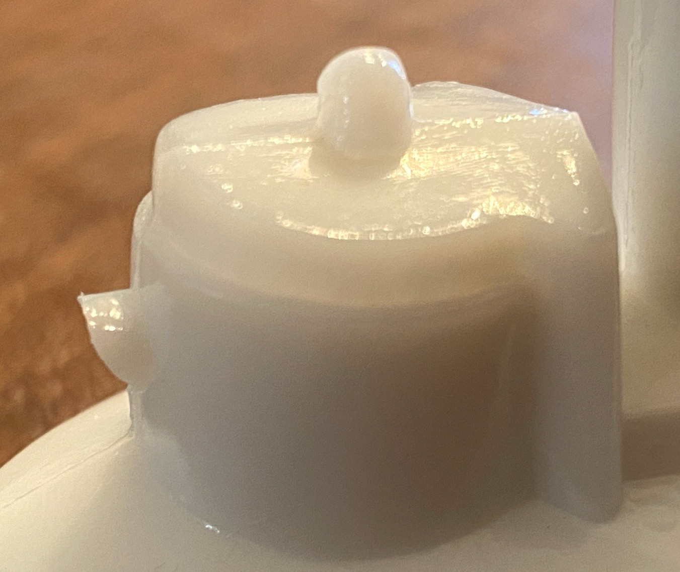 LID Only for a 1899 Uncle Sam on Battleship MILK GLASS COVERED DISH-Small chip