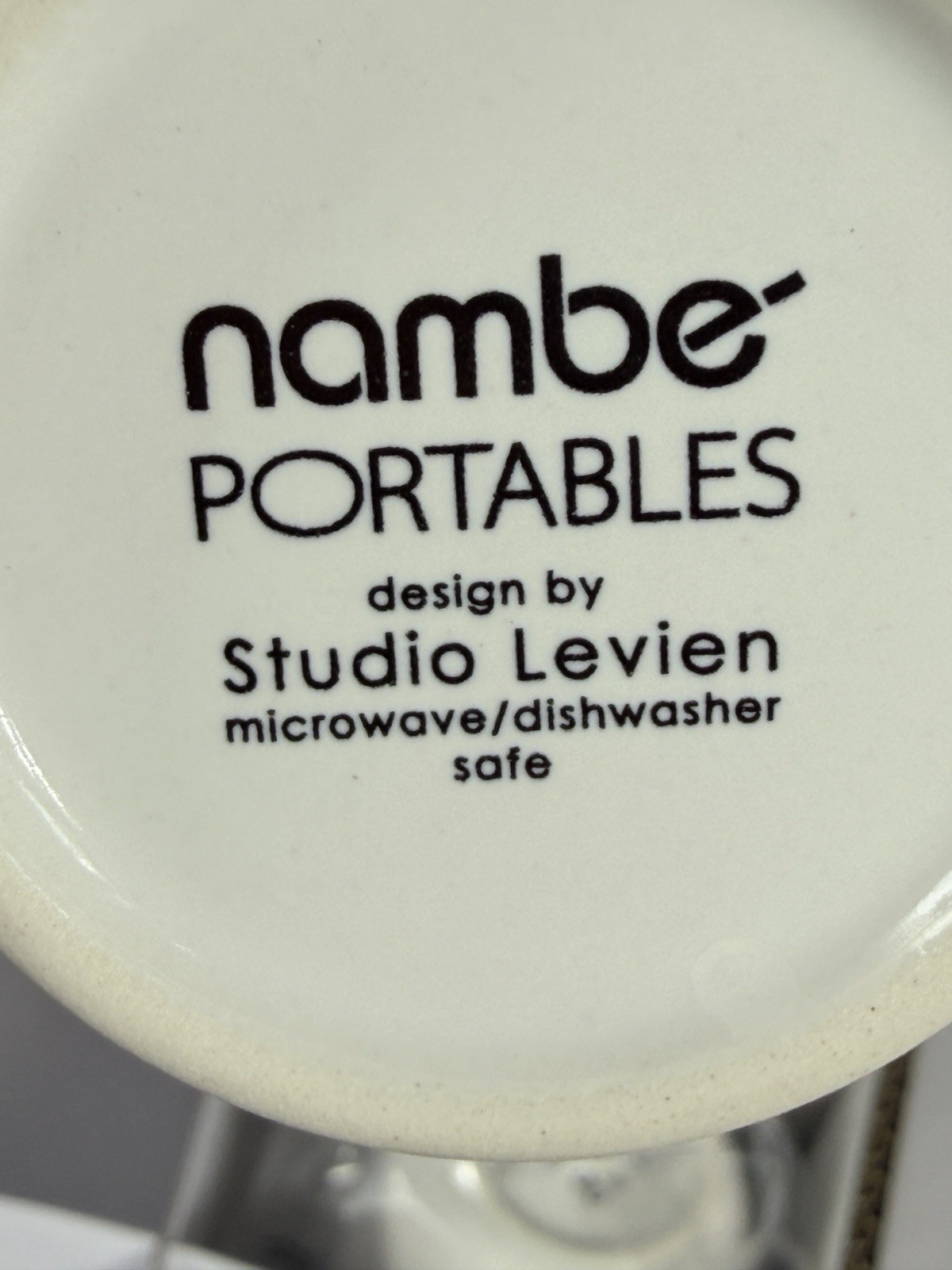 Nambe Set of 4 Portables Stoneware Studio Levien Mugs Brand New in Box 15 oz