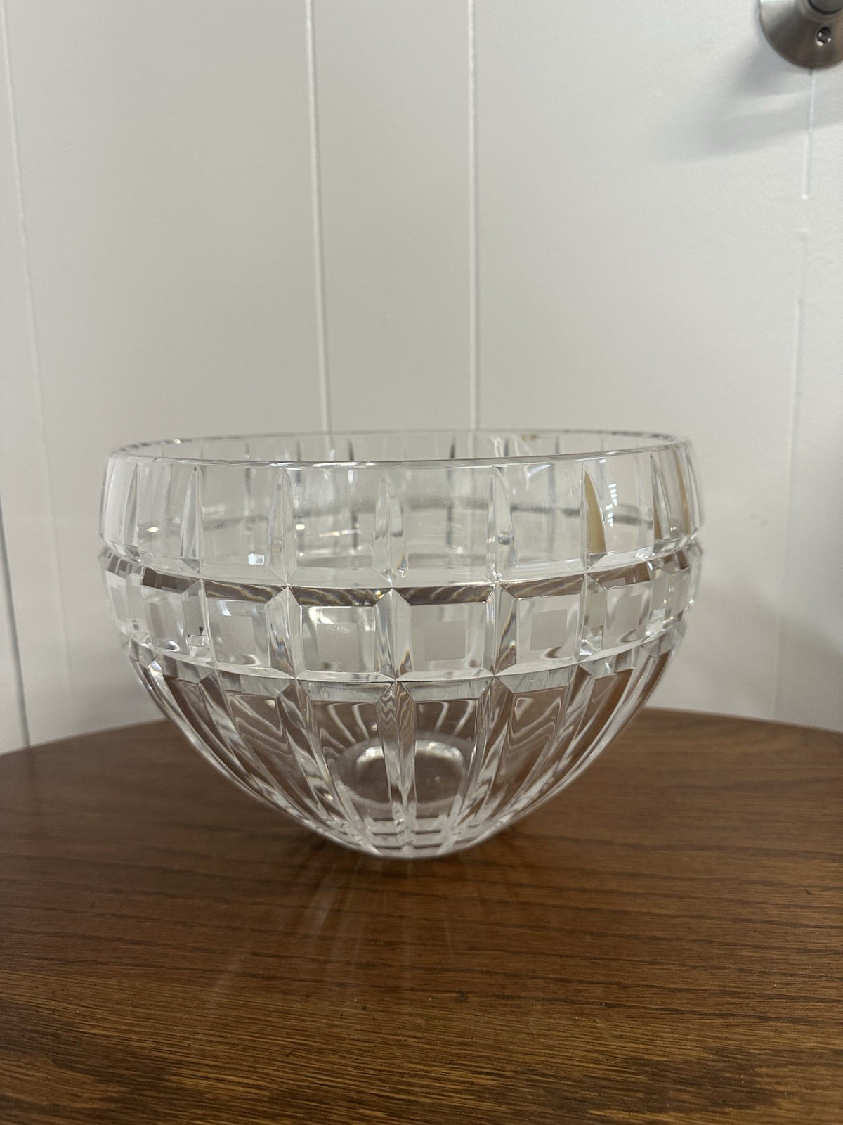 Waterford Marquis Quadrata Pattern Crystal Bowl. VS-3
