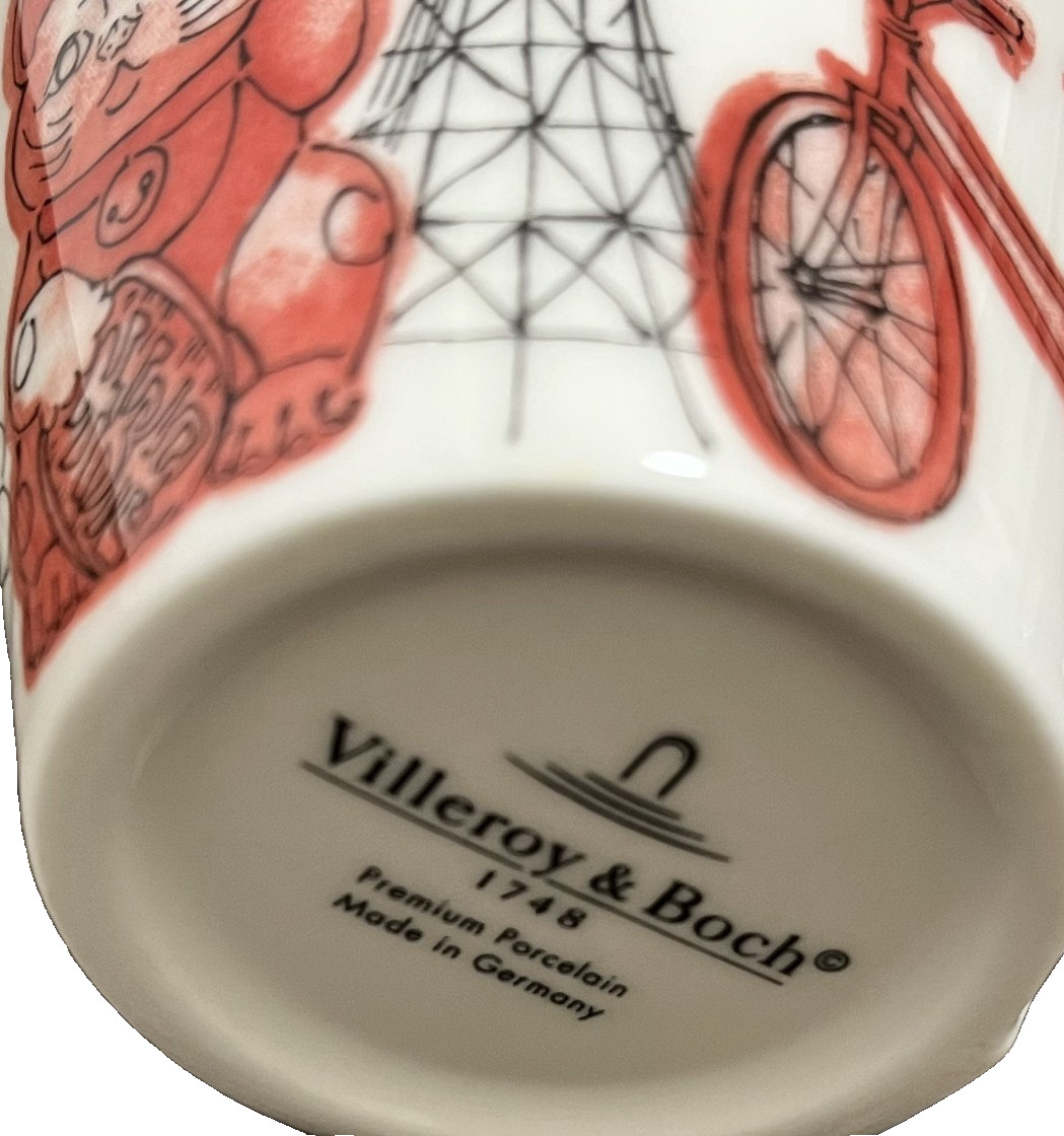 Villeroy & Boch Mug Plate Set New Wave Tokyo Deadstock Not Used
