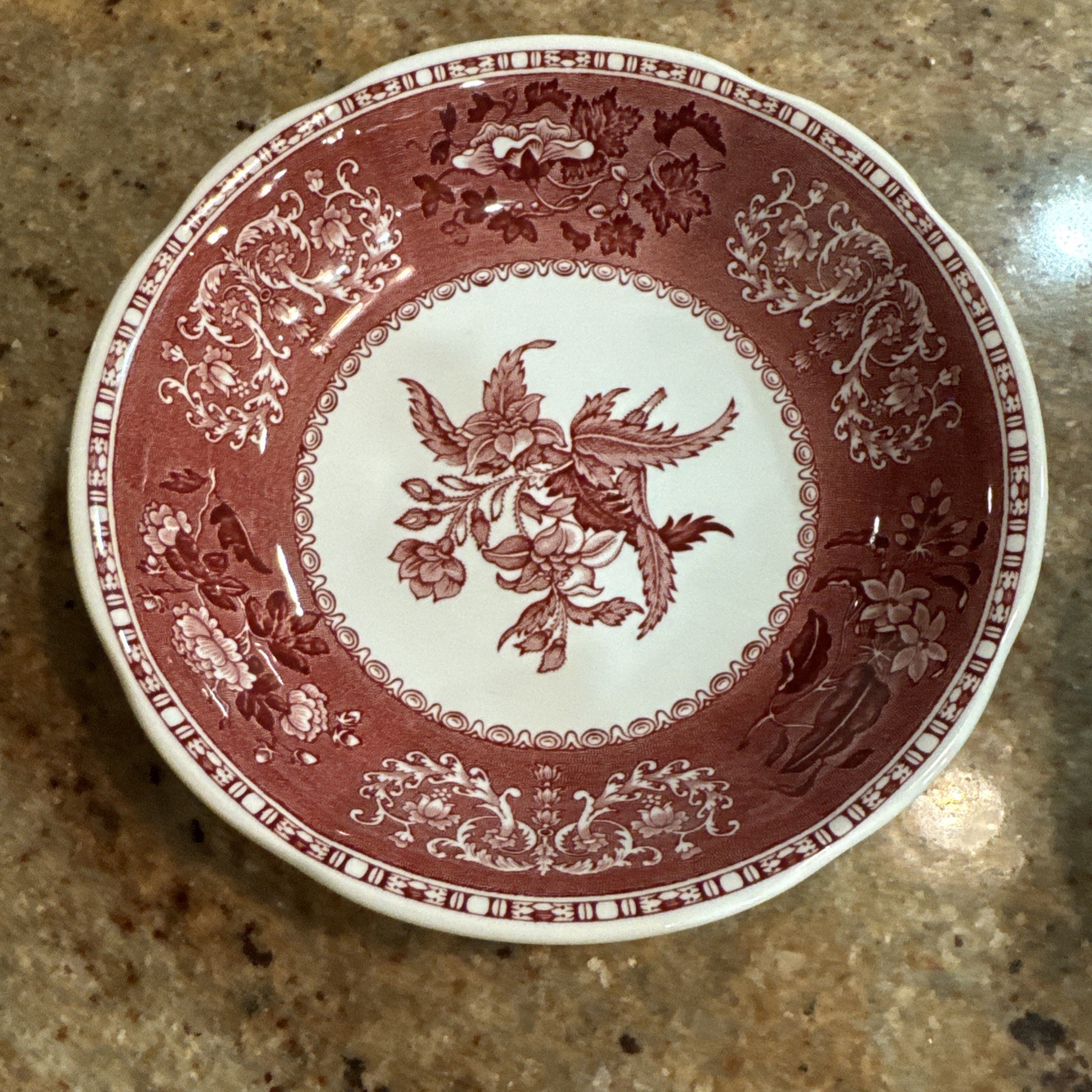 Spode Pink Camilla 6 1/2″ Berry/Dessert Bowls