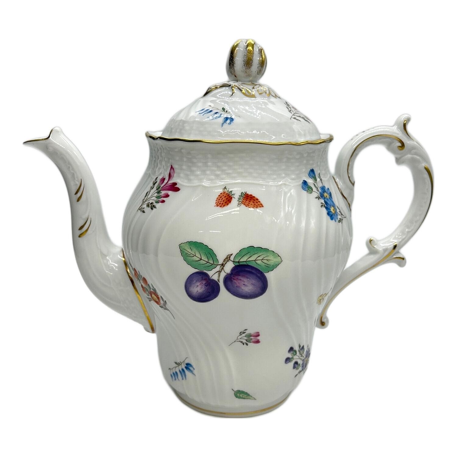 Richard Ginori Perugia Vecchio Fruits Tea pot Used
