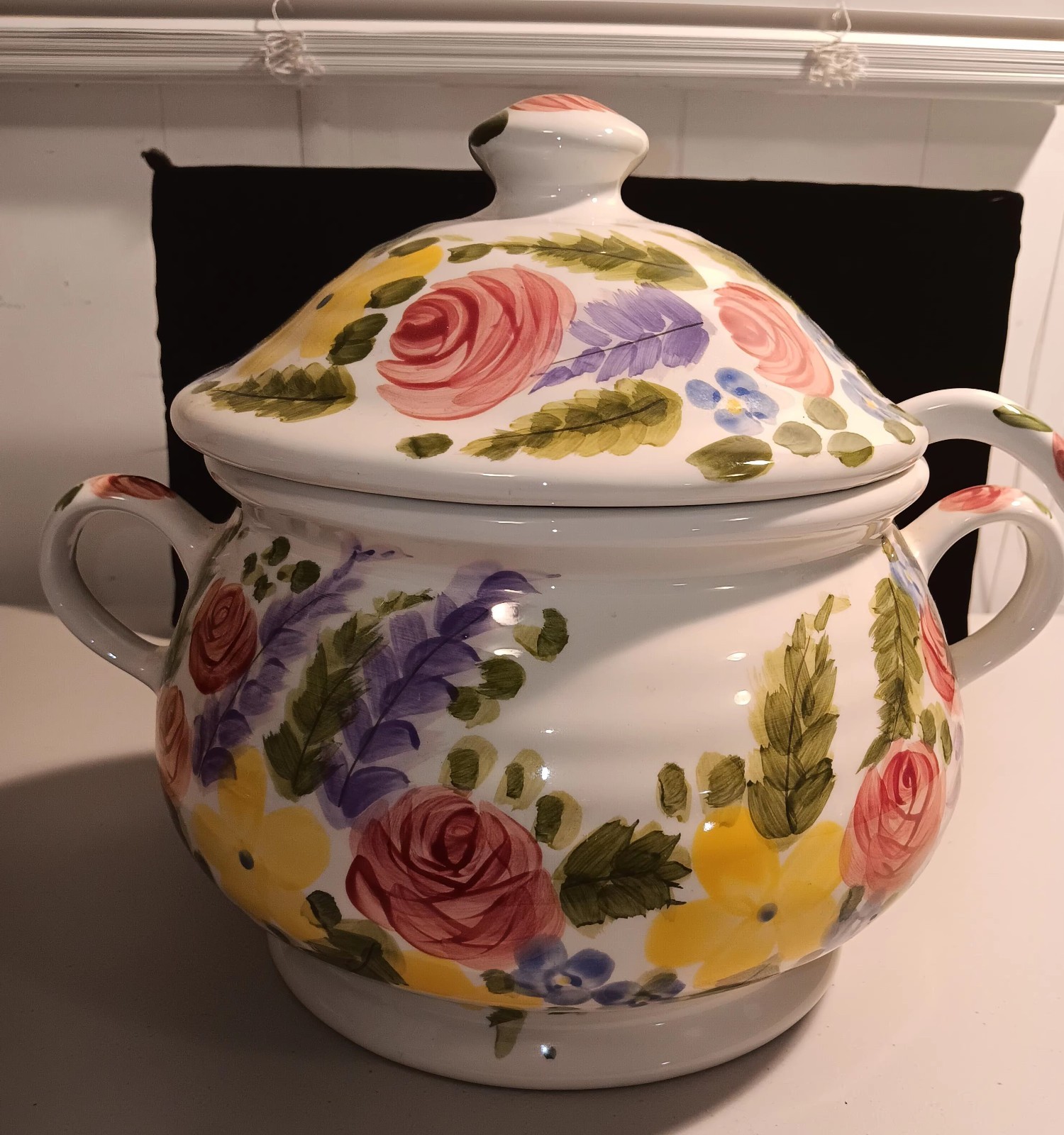 Soup Terrain with Ladel by Jardine Pottery