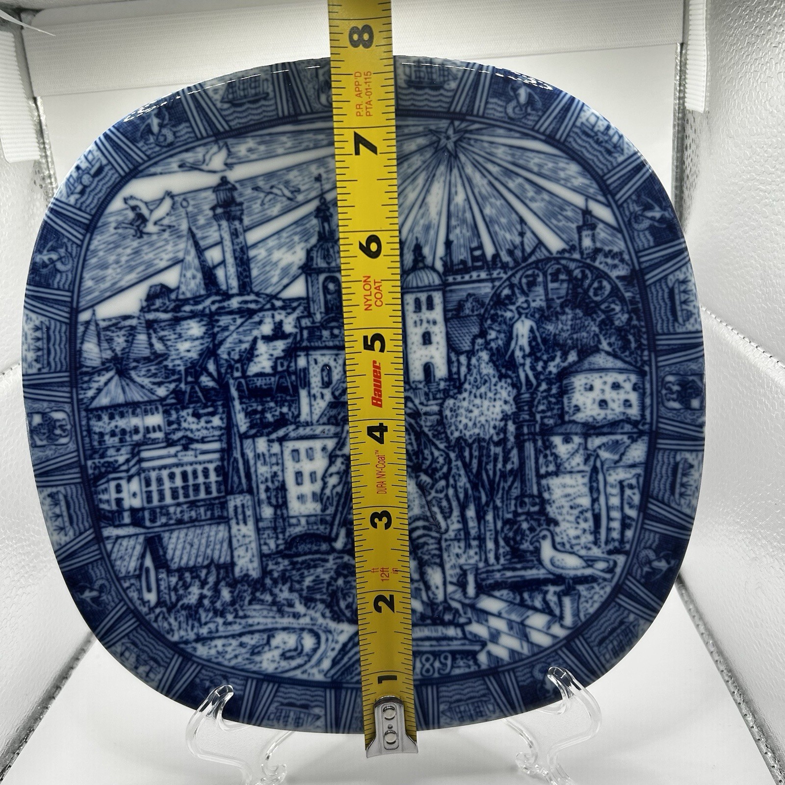 Gunnar Nylund Rörstrand Sweden Vintage Wall Plates Set Of 5 90’ 89’ 88’ 87’ 84’