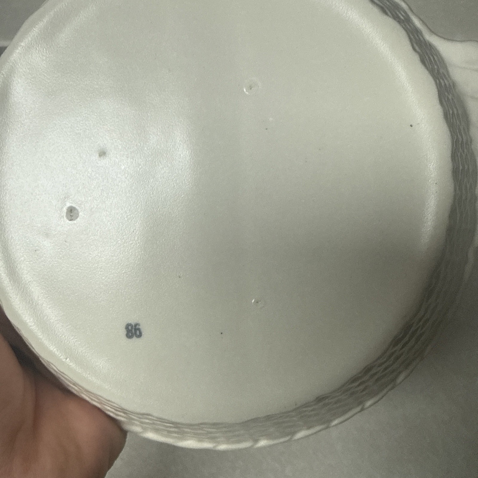 Metlox Poppytrail Sculptured Daisy Divided Serving Bowl Dish 8 Inch Cottagecore