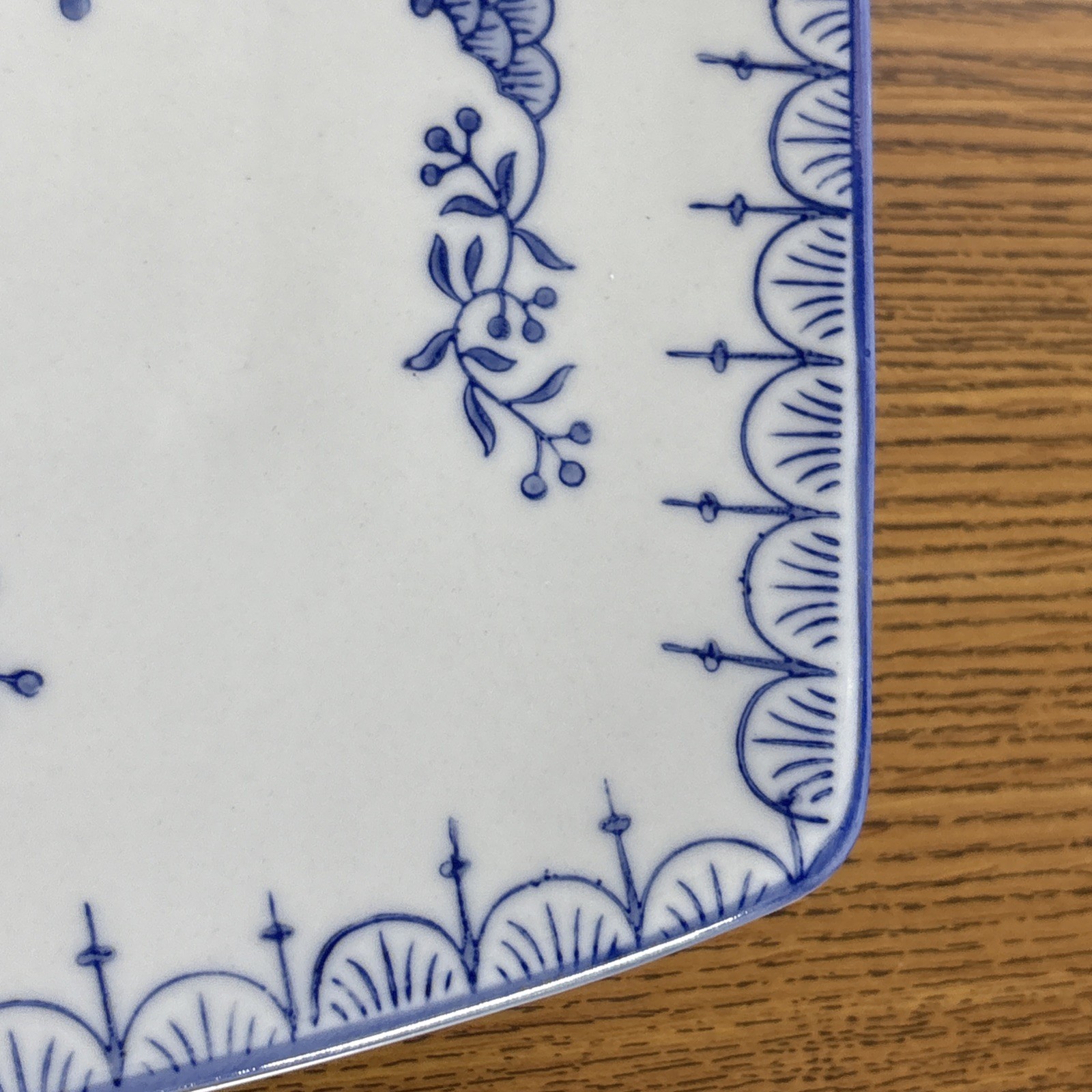 Delft Modern Blue by Royal China Rectangle Serving Platter 15.5”