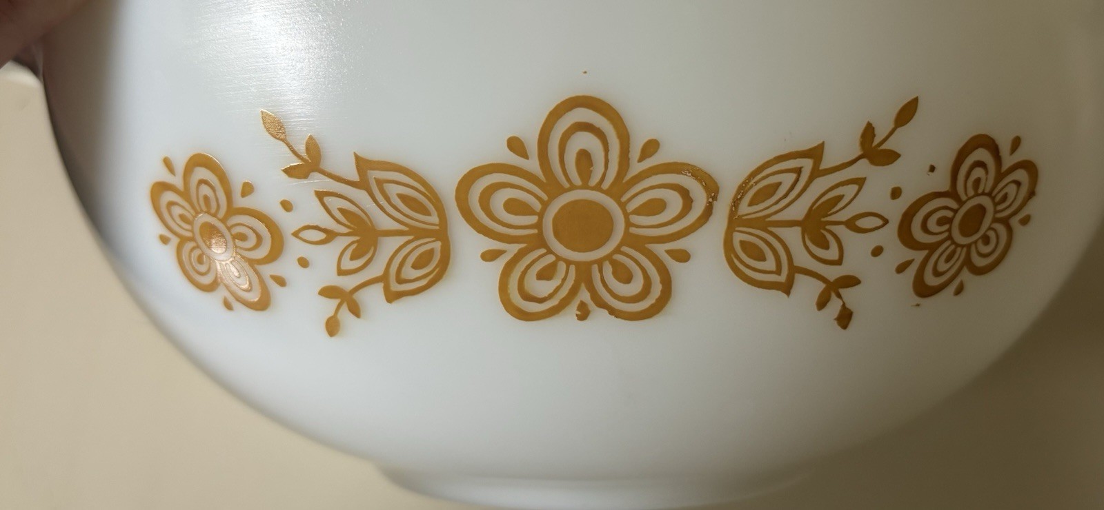 Vintage PYREX Butterfly Gold Cinderella Nesting Mixing Bowl 443