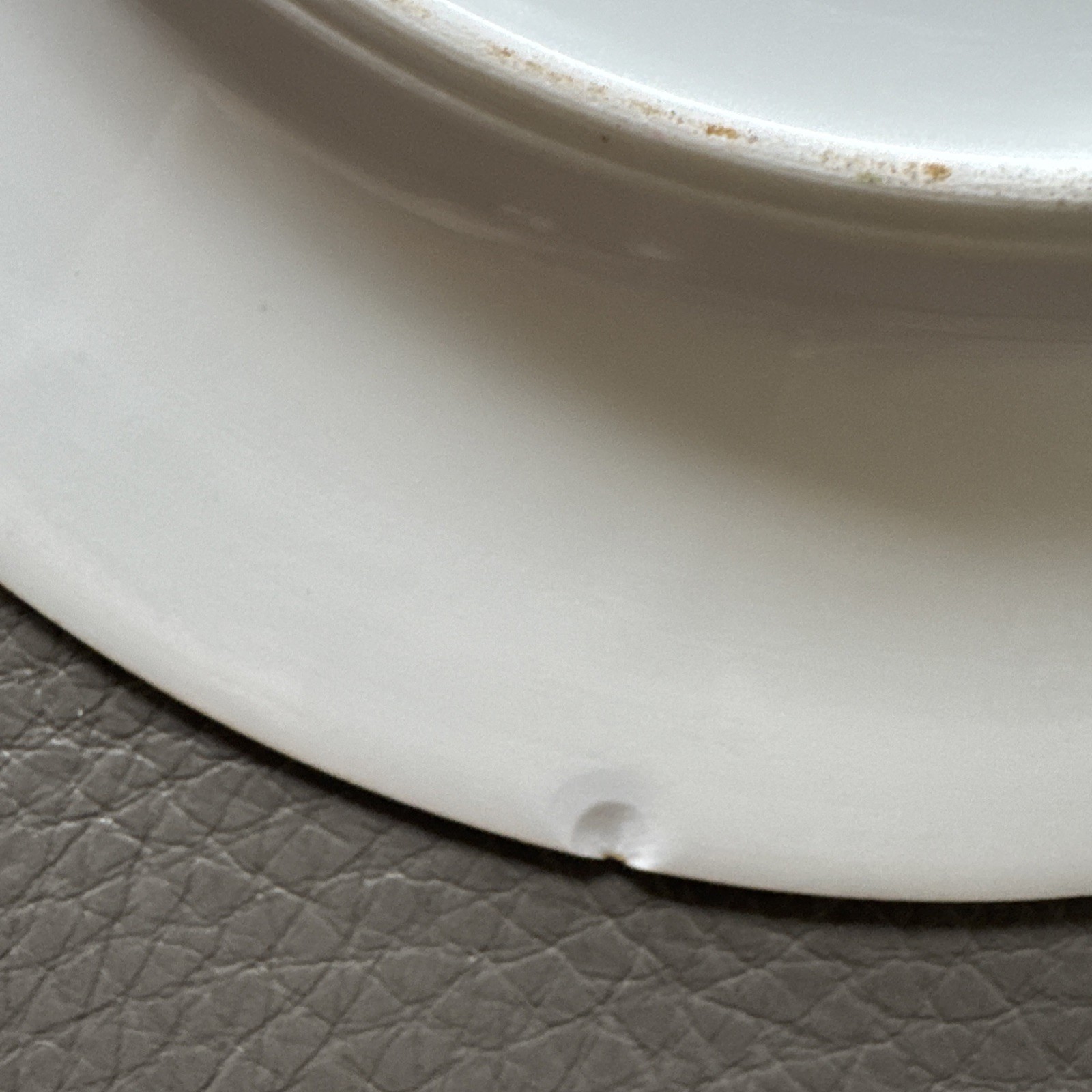 Antique Haviland France 8.5” Porcelain Plate Asymmetrical Pinecone Pattern, #2