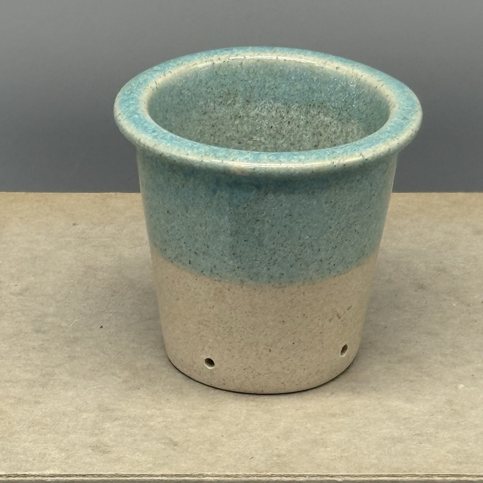 Glidden Pottery Teapot Tea Infuser Marked 607 Turquoise Alfred New York
