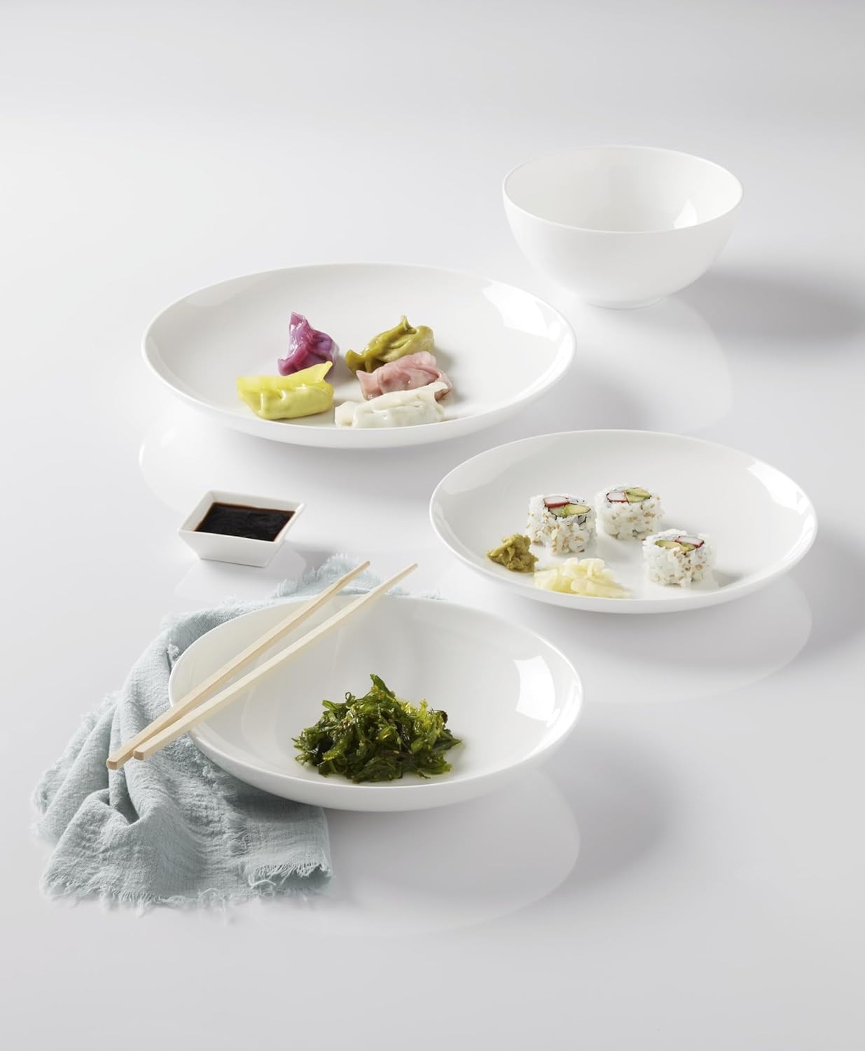 Lenox Studio 1414 Bone China 24 Pc White Service for 8