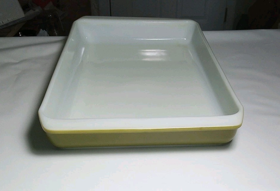 Vintage 933 Pyrex 13 1/2″ X 8 3/4″ Spring Blossom Crazy Daisy Baking Lasagna