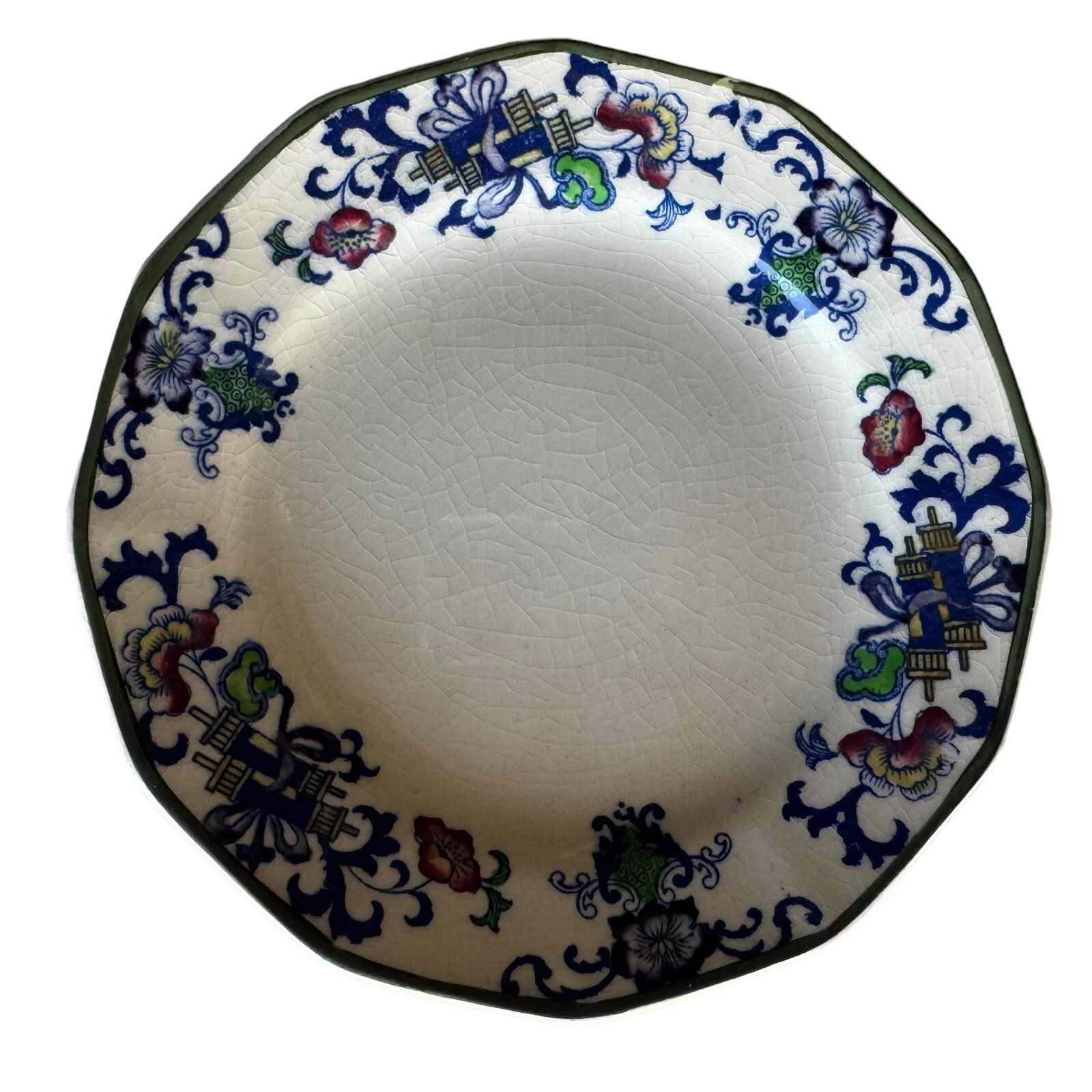 Set 6 Dessert Side Plates 5.5″ Royal Doulton Burslem Nankin England Antique Asia