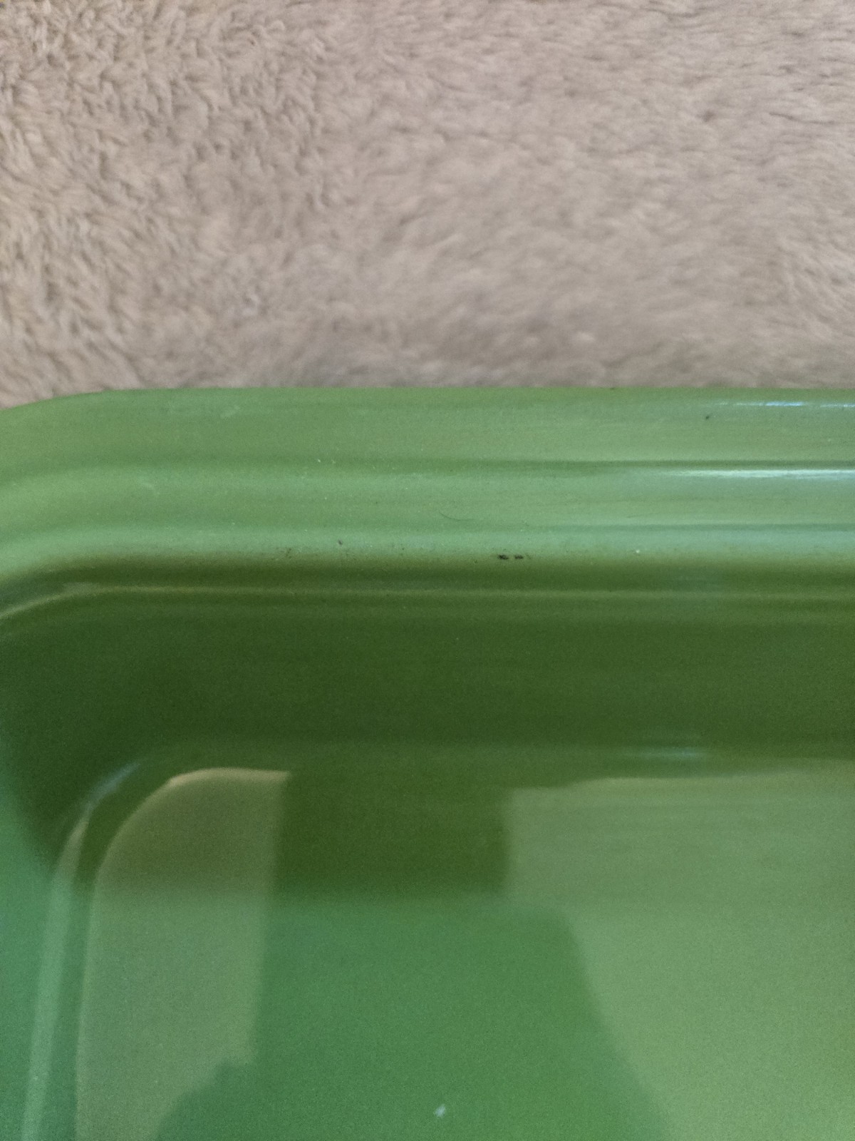 HLC Fiestaware 9in Square Baking Dish Shamrock Green USED