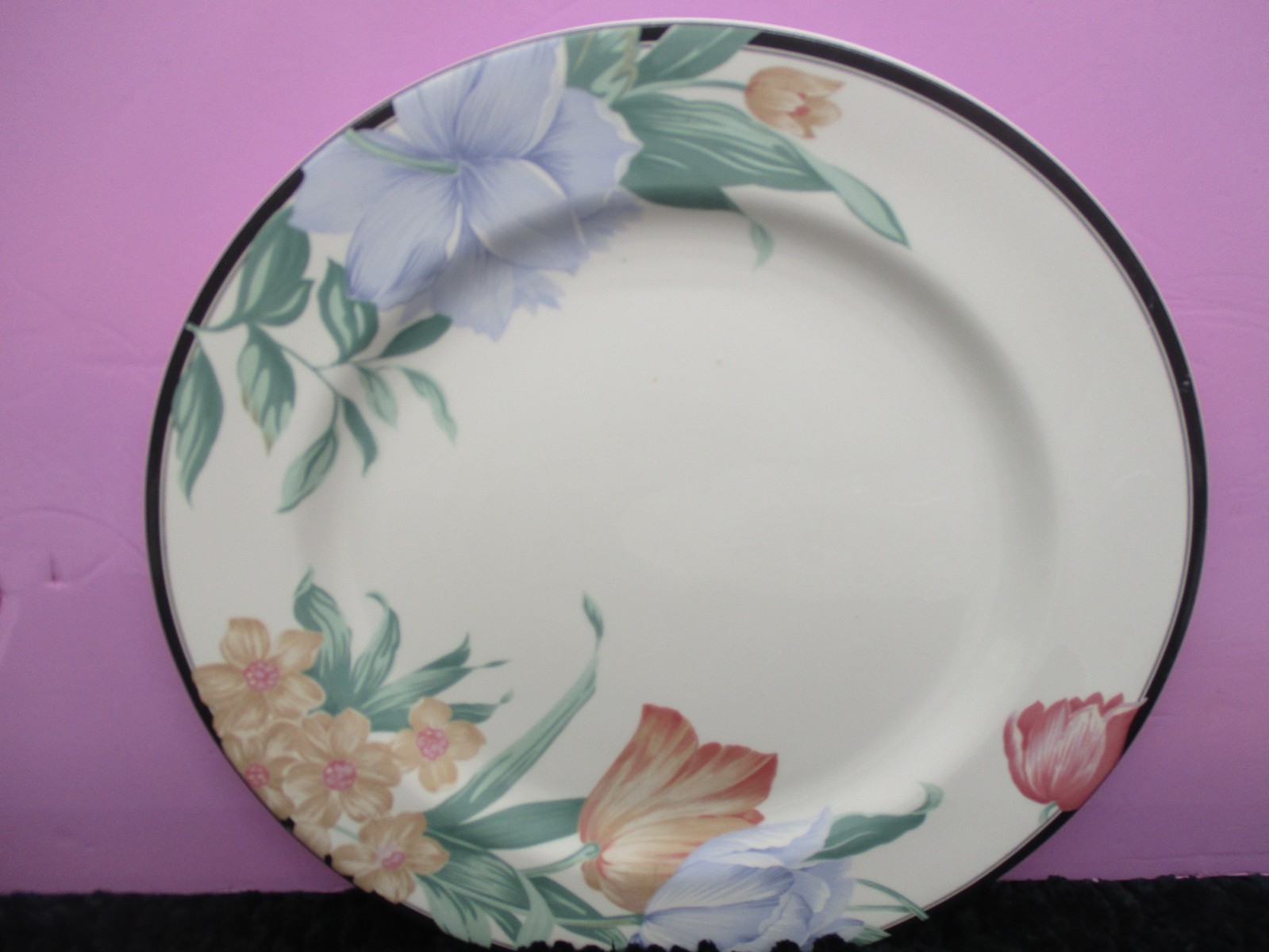 Vtg Mismatched China Dinner Plates & Salad Plates~10pc~Colorful~ Beautiful