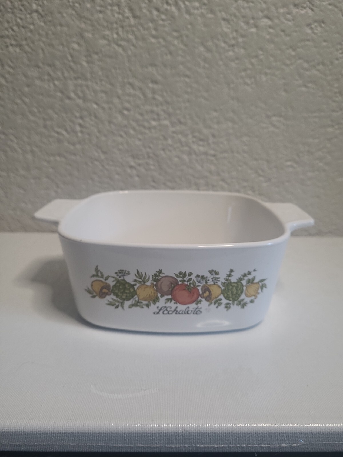 VINTAGE CORNING WARE SPICE OF LIFE L’ECHALOTE 1970 E A-1.5-B L 1.5 casserole