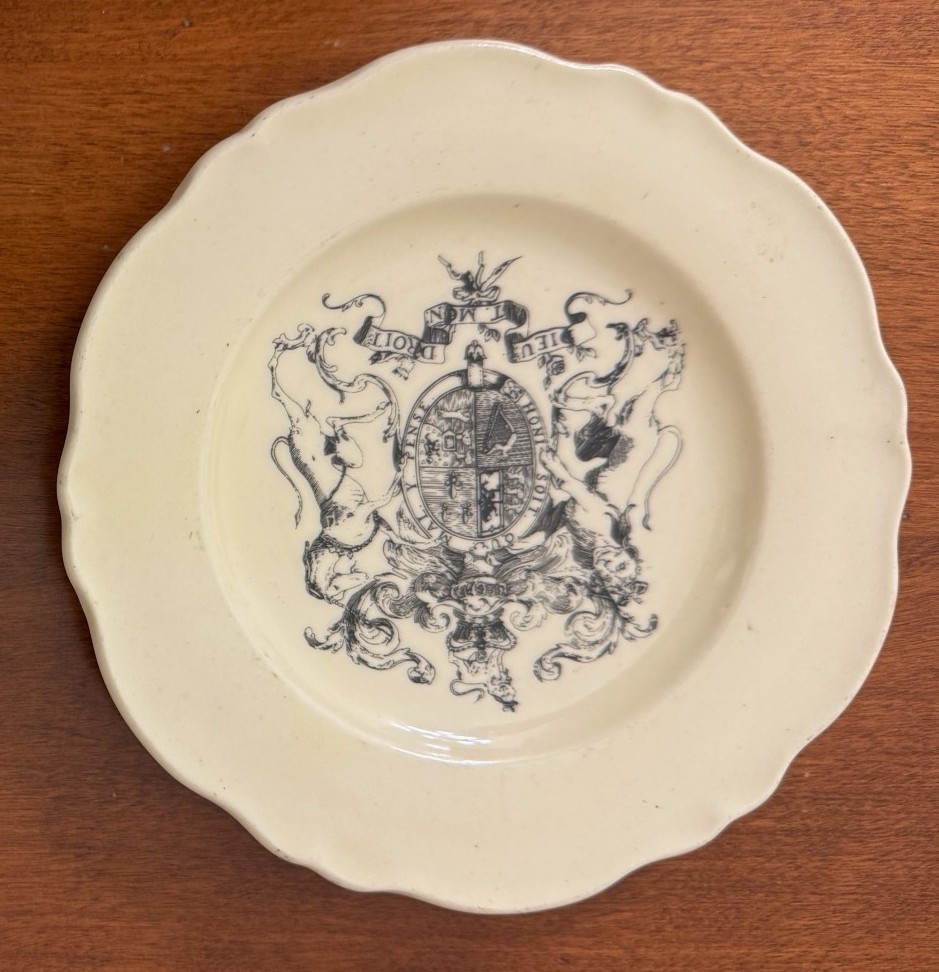 (2) Williamsburg Dessert Bread Plates King’s Arms Tavern & Christiana Campbell’s